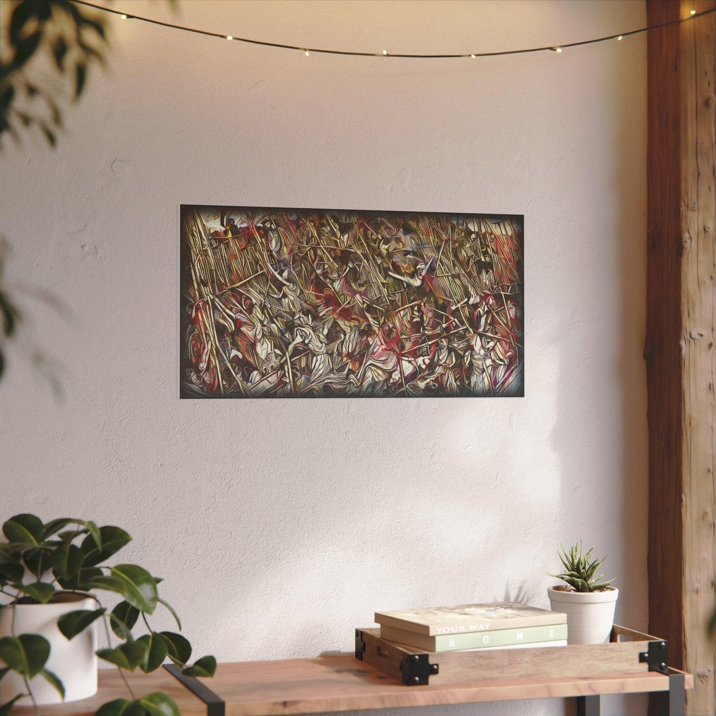 Giclée Print Canvas - "Migratory Theater - Second Piece by Luigi_ArtSquare" - Artsquarenft