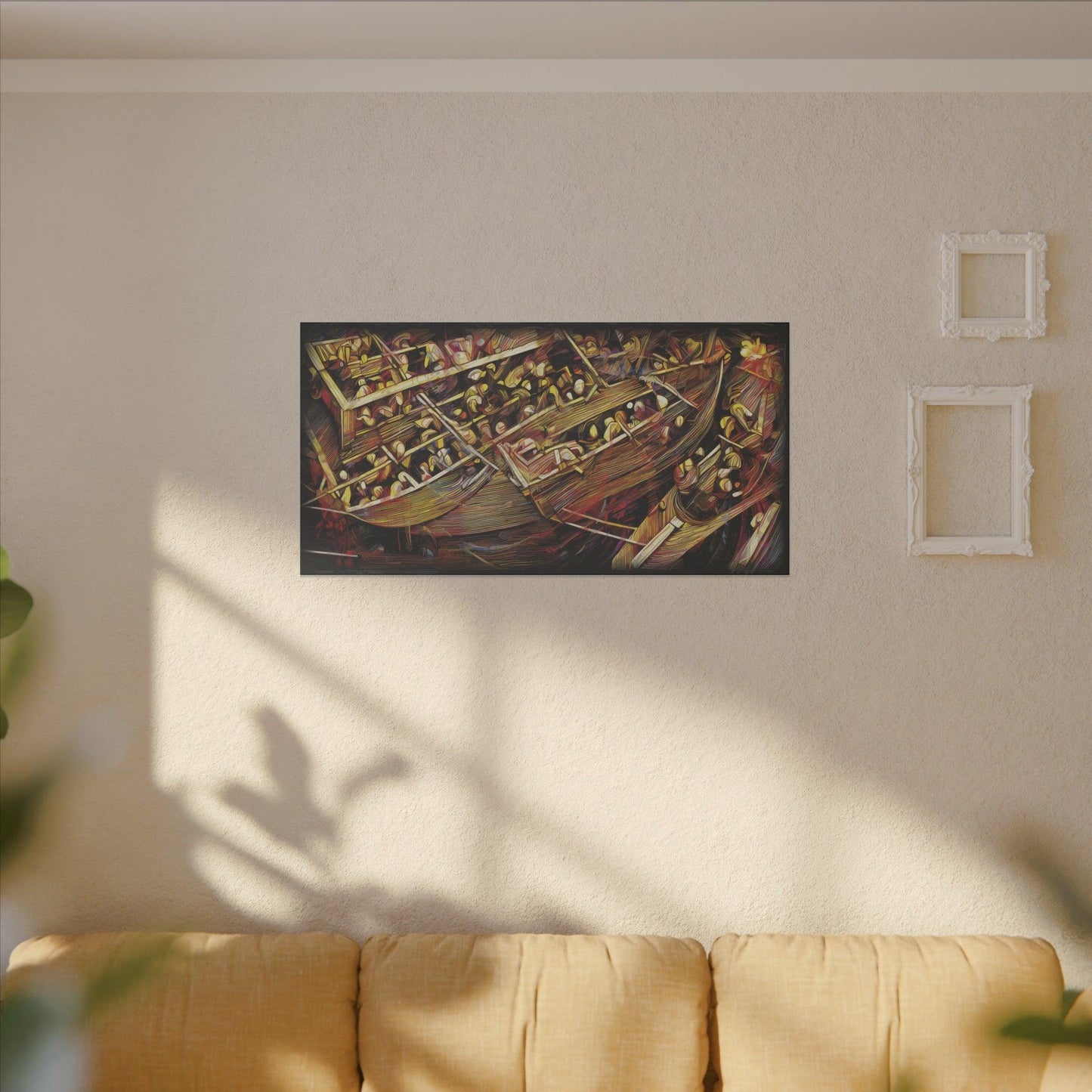 Giclée Print Canvas - "Migratory Theater - Third Piece by Luigi_ArtSquare" - Artsquarenft