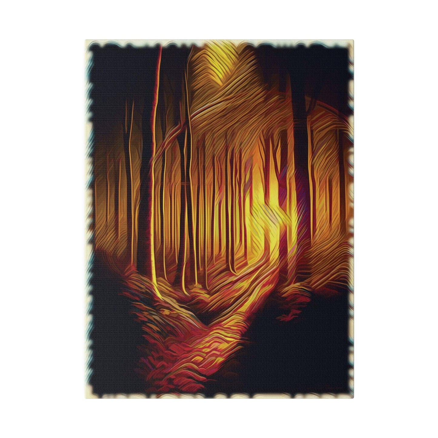 Pathway of Golden Light - Matte Canvas, Stretched, 0.75" - Artsquarenft