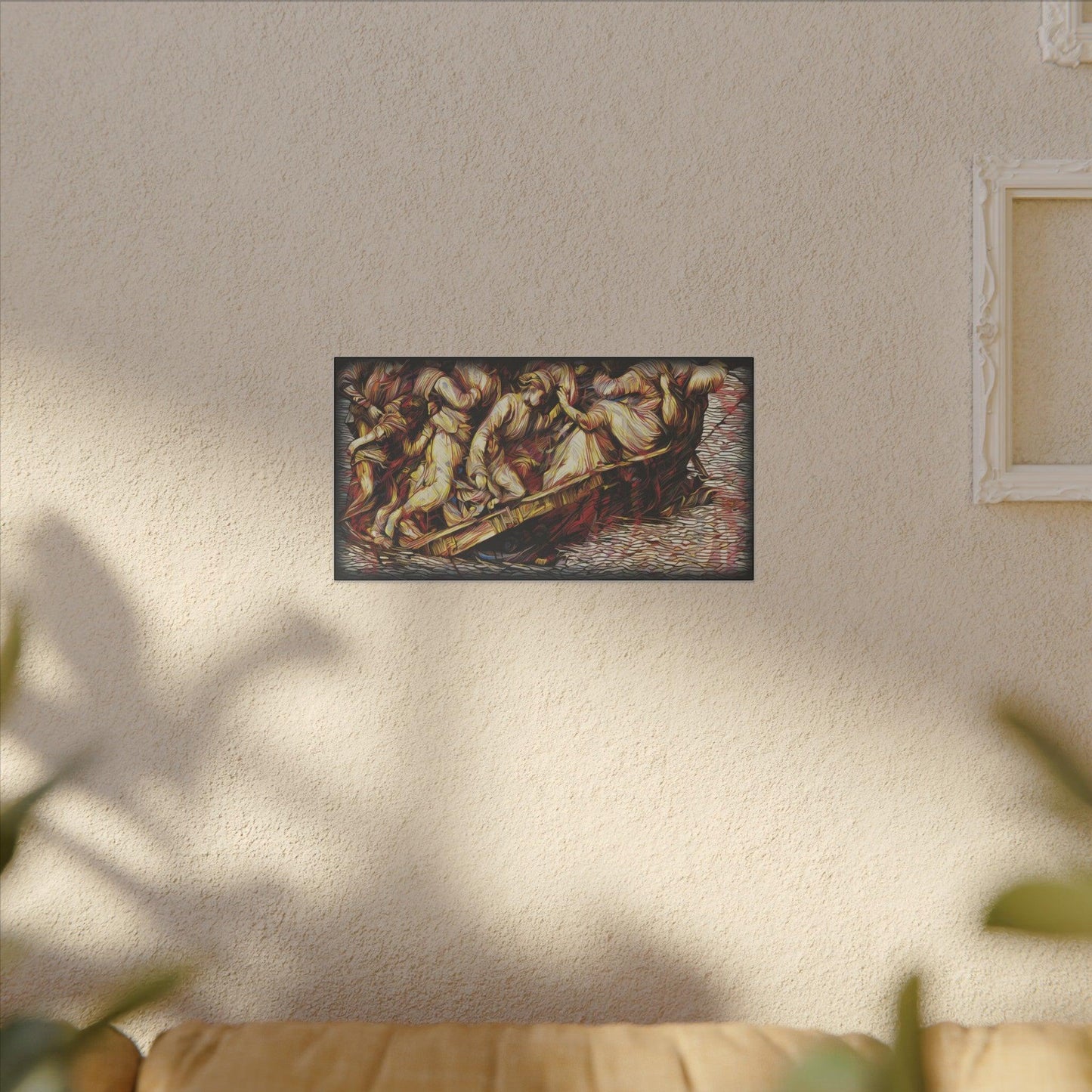 Giclée Print Canvas - "Migratory Theater - Fourth Piece by Luigi_ArtSquare" - Artsquarenft