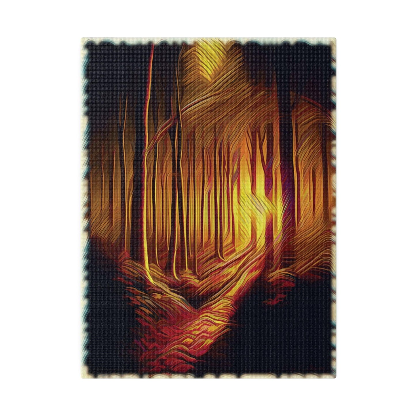 Pathway of Golden Light - Matte Canvas, Stretched, 0.75" - Artsquarenft