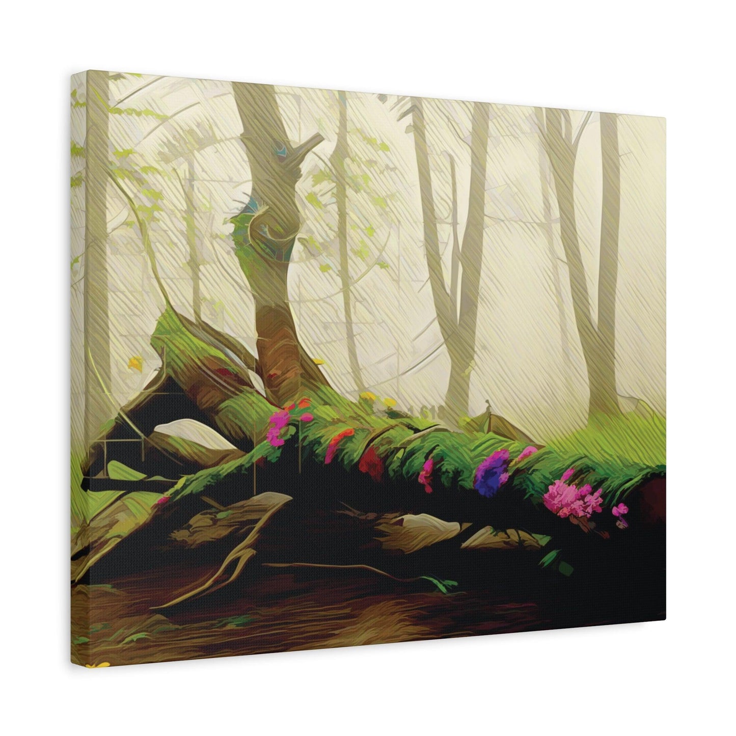 Matte Canvas, Stretched, 1.25" - "Earth - The Solid Call" - Elements Collection - Artsquarenft