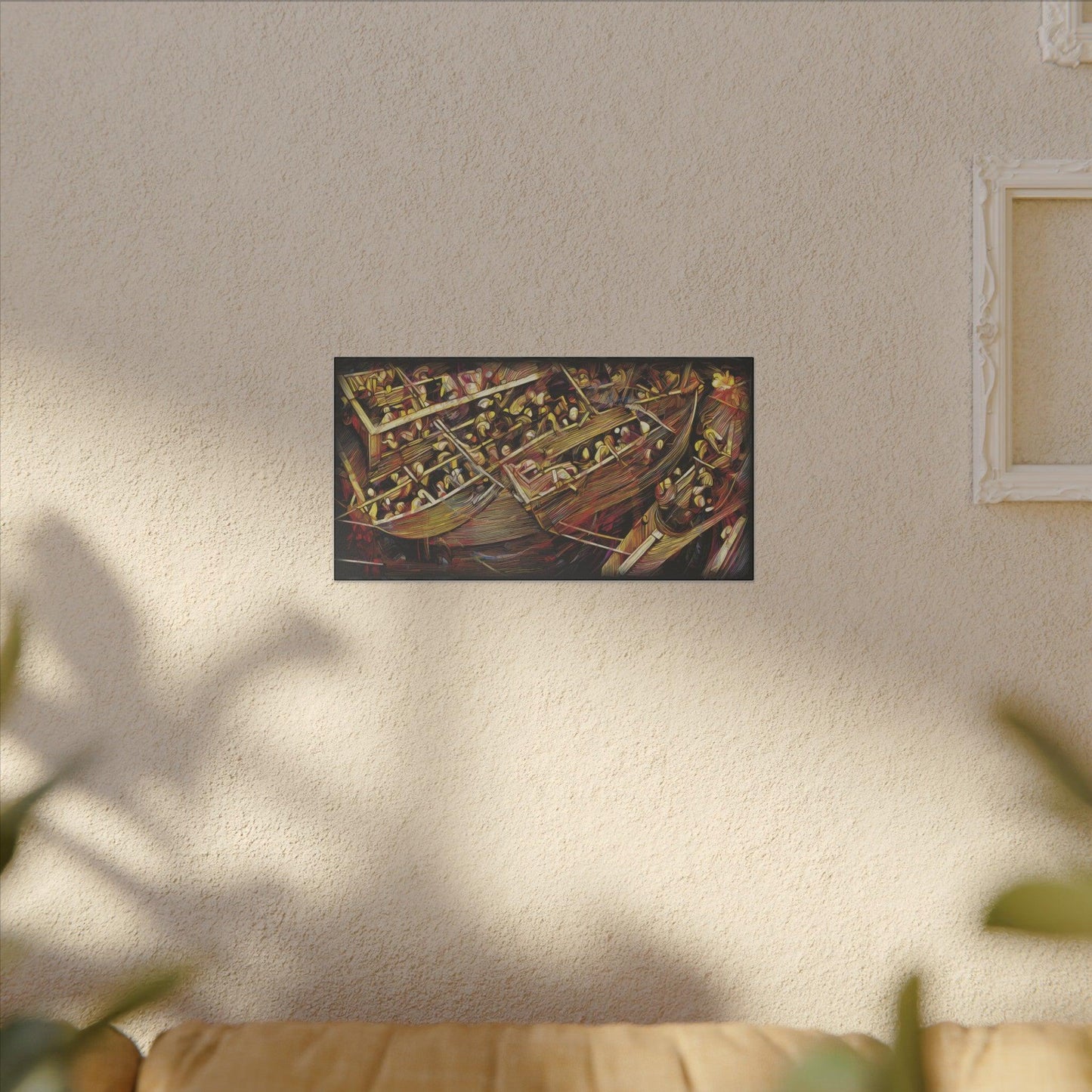 Giclée Print Canvas - "Migratory Theater - Third Piece by Luigi_ArtSquare" - Artsquarenft