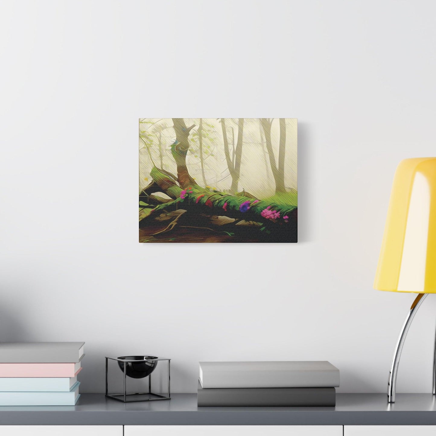 Matte Canvas, Stretched, 1.25" - "Earth - The Solid Call" - Elements Collection - Artsquarenft