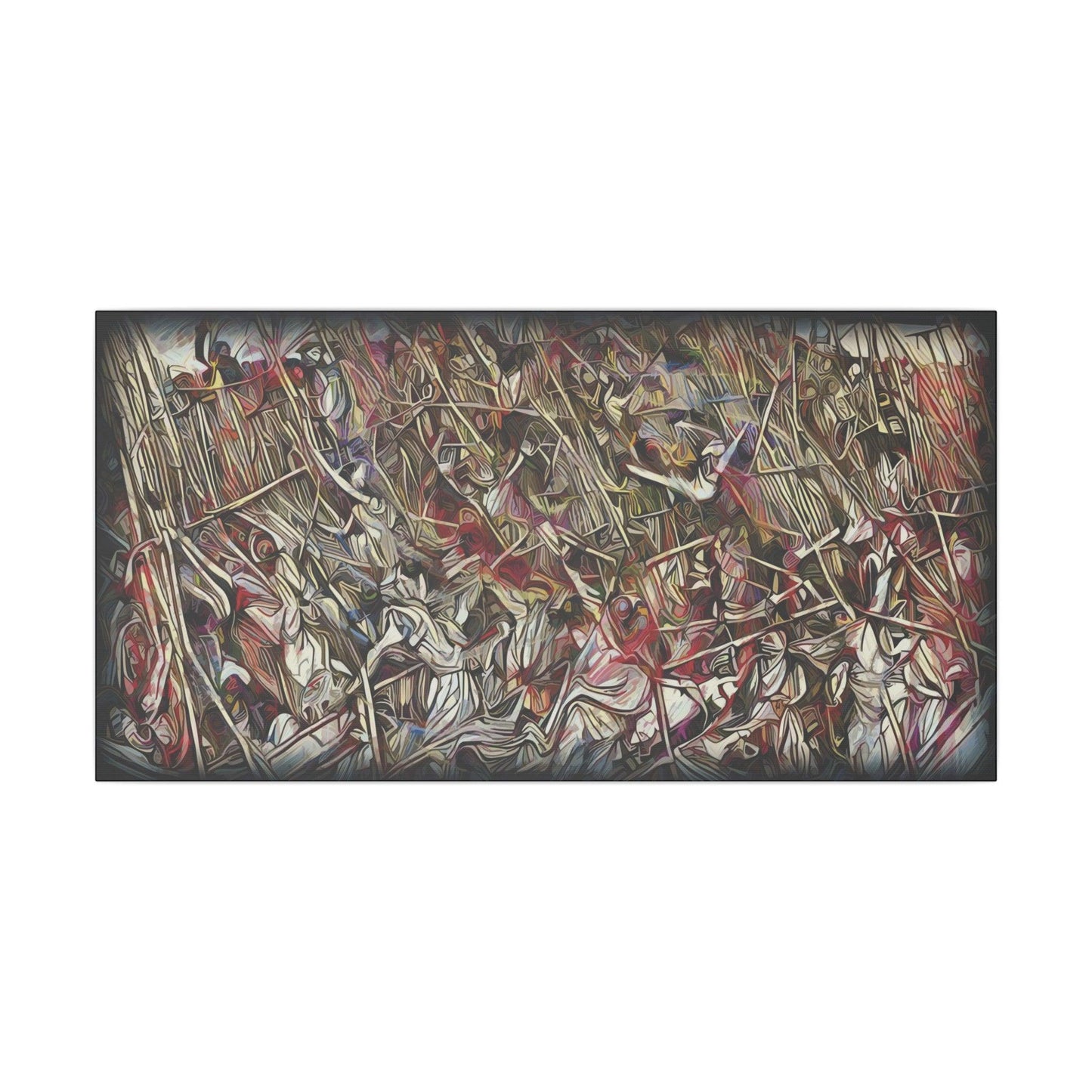 Giclée Print Canvas - "Migratory Theater - Second Piece by Luigi_ArtSquare" - Artsquarenft