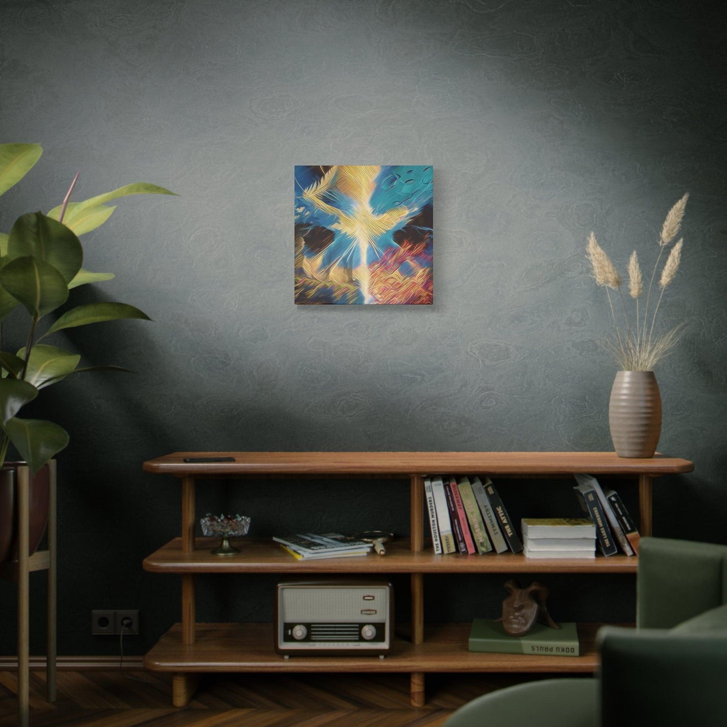Matte Canvas, Stretched, 1.25" - Ether - The Quintessence" - Elements Collection - Artsquarenft