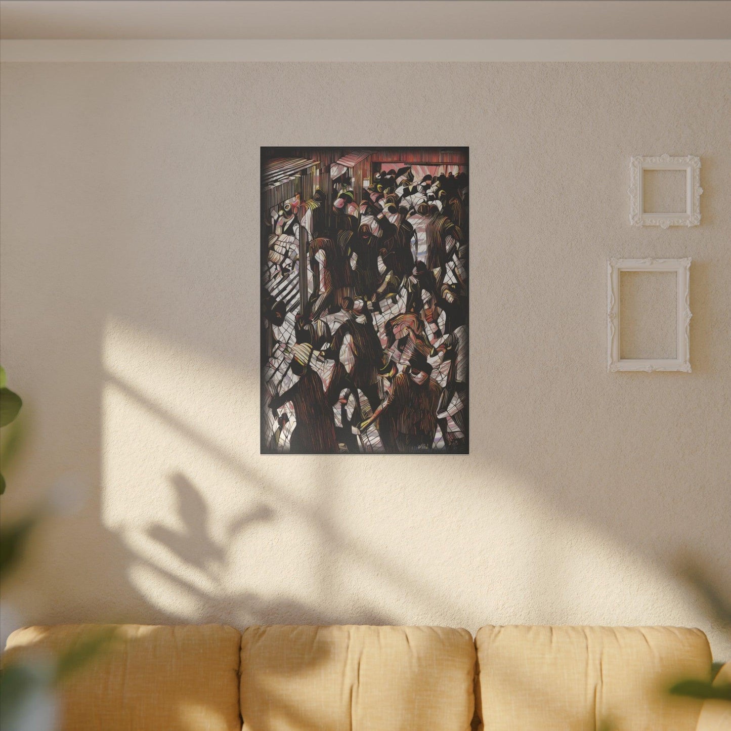 Giclée Print Canvas - "Migratory Theater - Eighth Piece by Luigi_ArtSquare" - Artsquarenft