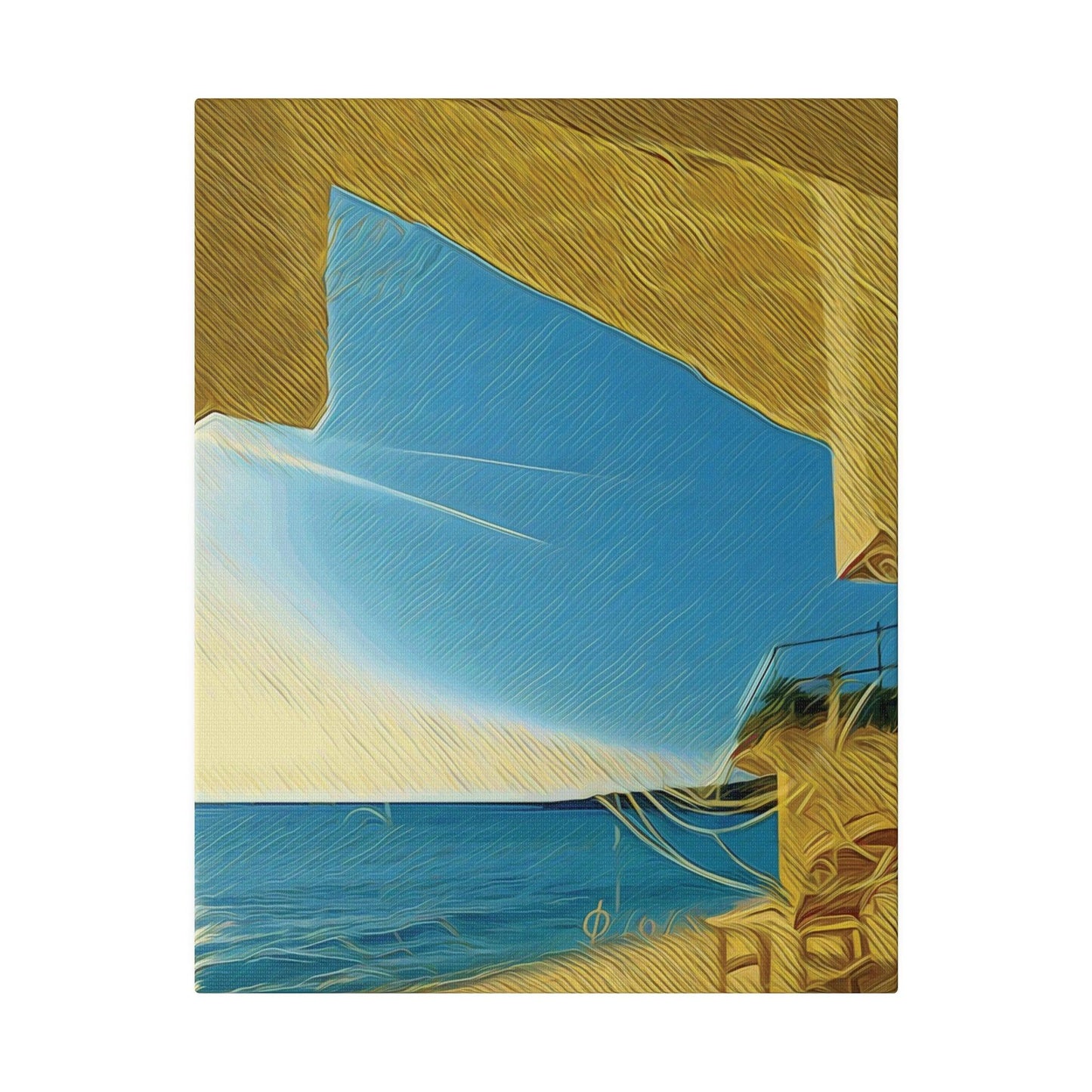 Purità Beach - The Heart of Gallipoli | Matte Canvas, Stretched, 0.75" - Artsquarenft