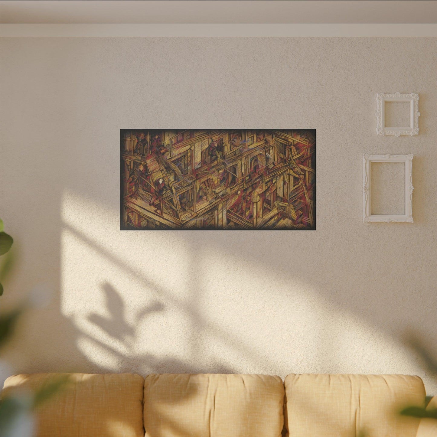 Giclée Print Canvas "Migratory Theater - First Piece by Luigi_ArtSquare" - Artsquarenft