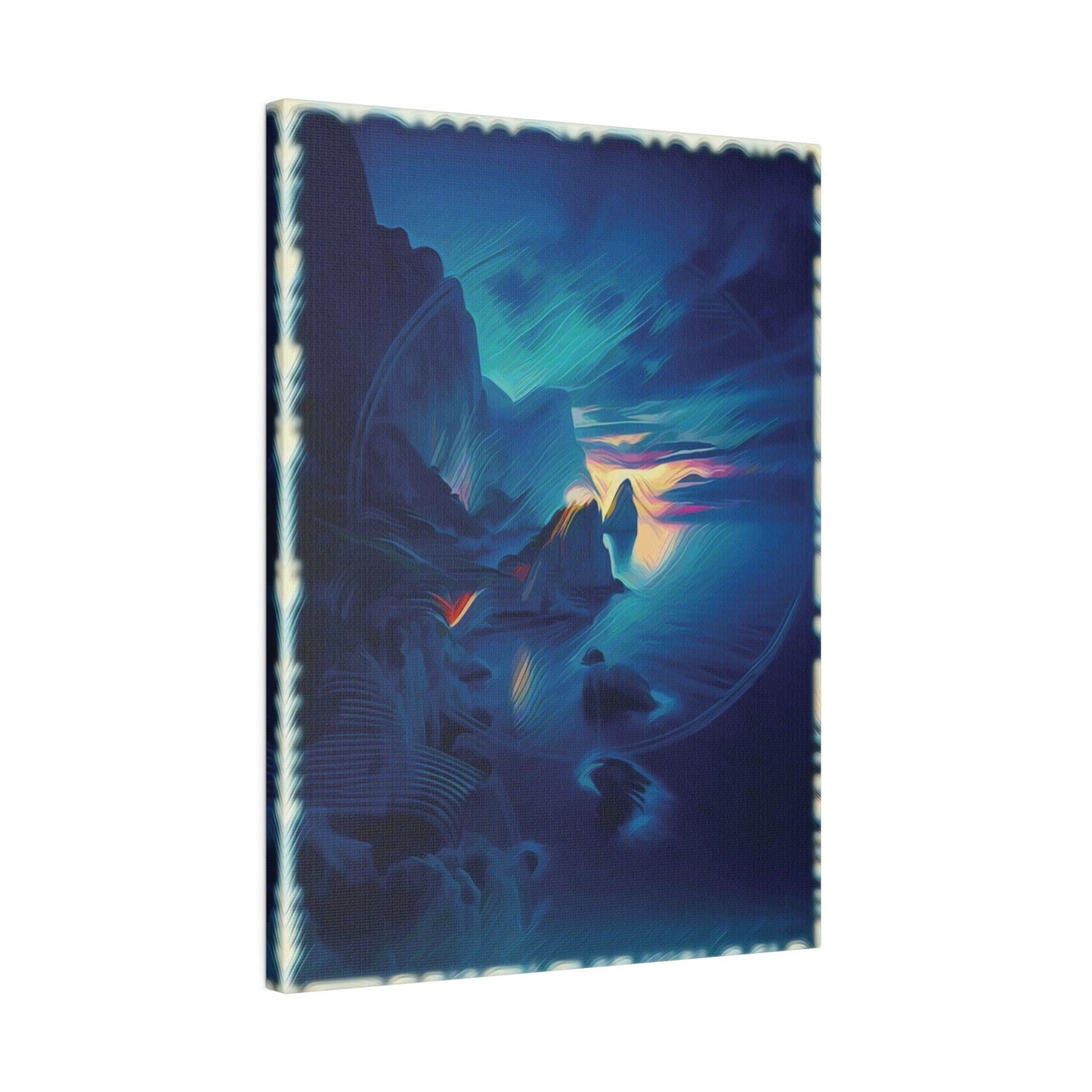 Twilight Coastal Serenity - Matte Canvas, Stretched, 0.75" - Artsquarenft