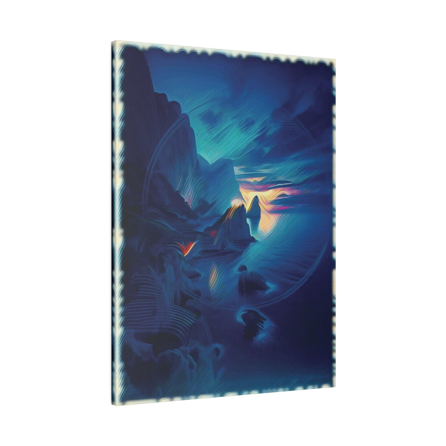 Twilight Coastal Serenity - Matte Canvas, Stretched, 0.75" - Artsquarenft