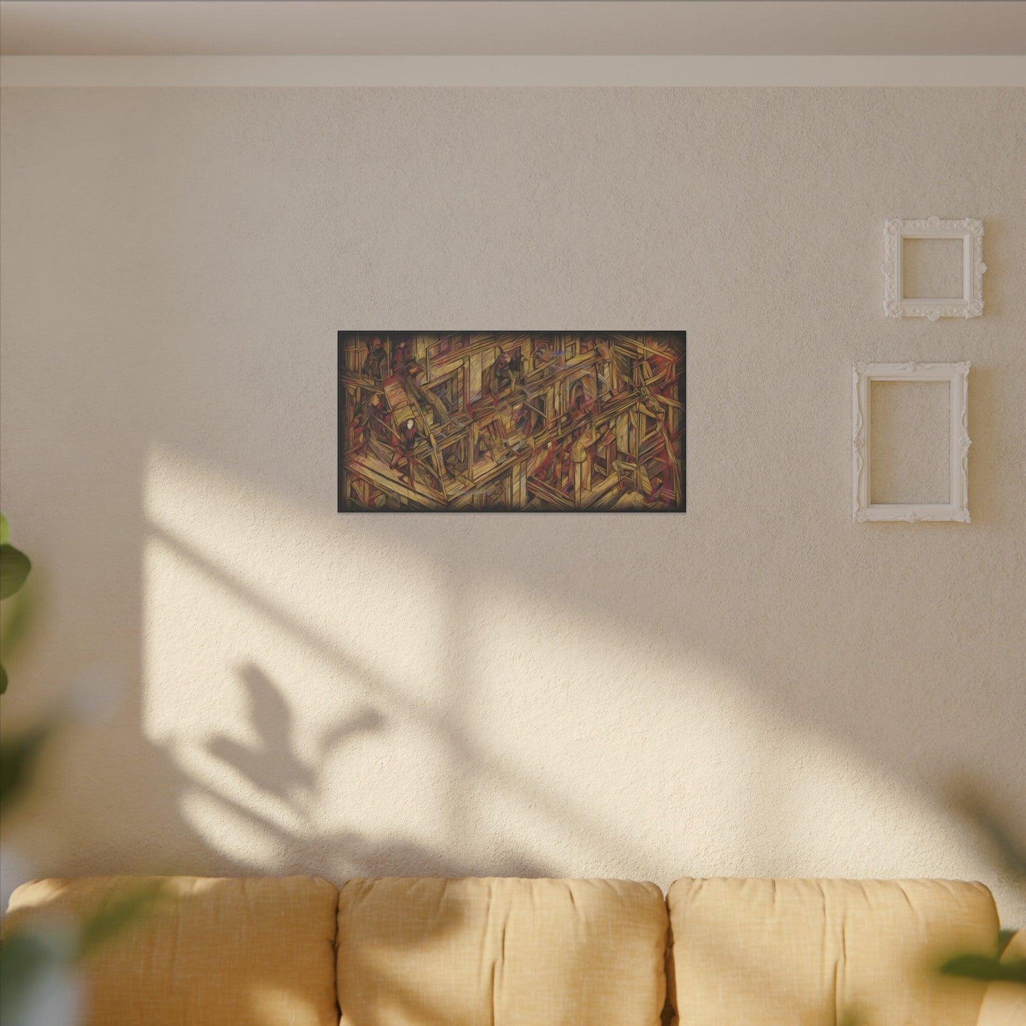 Giclée Print Canvas "Migratory Theater - First Piece by Luigi_ArtSquare" - Artsquarenft