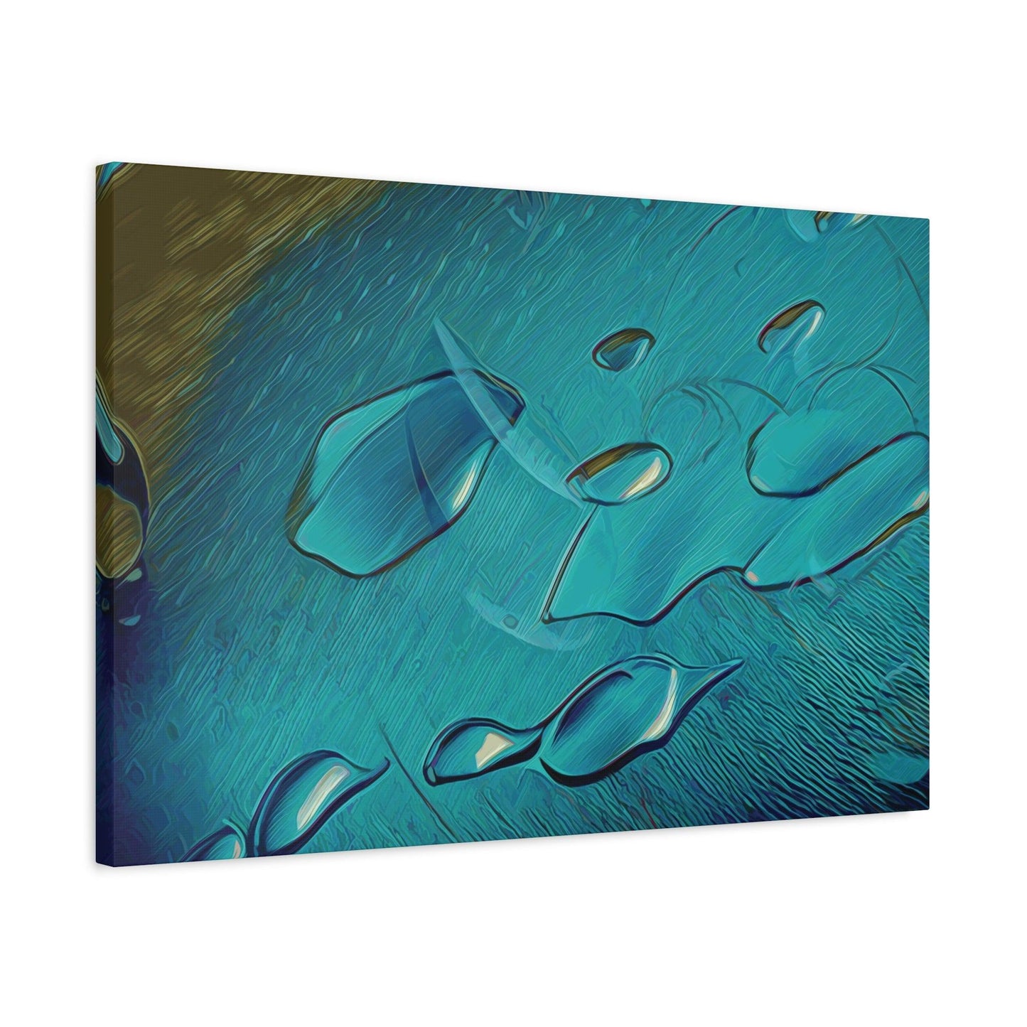 Matte Canvas, Stretched, 1.25" - Water - Vital Flow" - Elements Collection - Artsquarenft