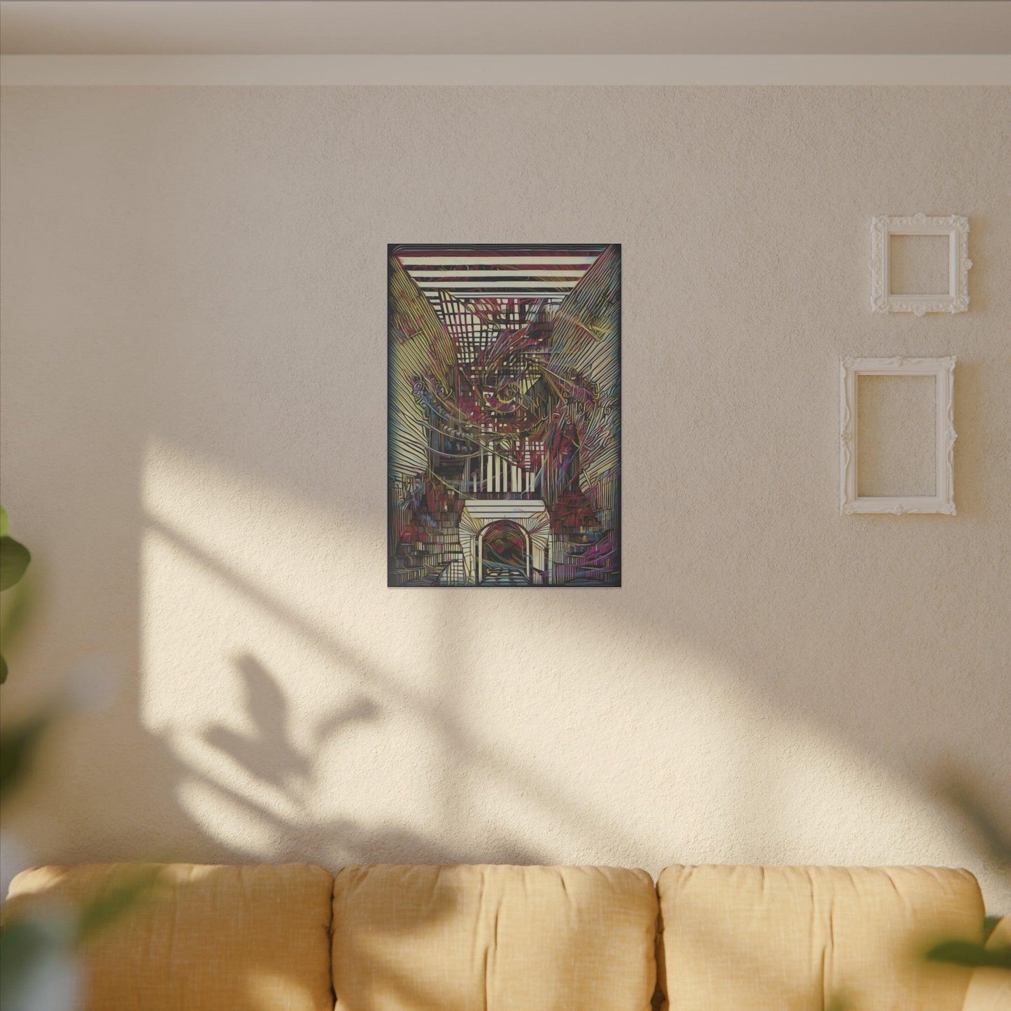 Giclée Print Canvas - "Migratory Theater - Seventh Piece by Luigi_ArtSquare" - Artsquarenft