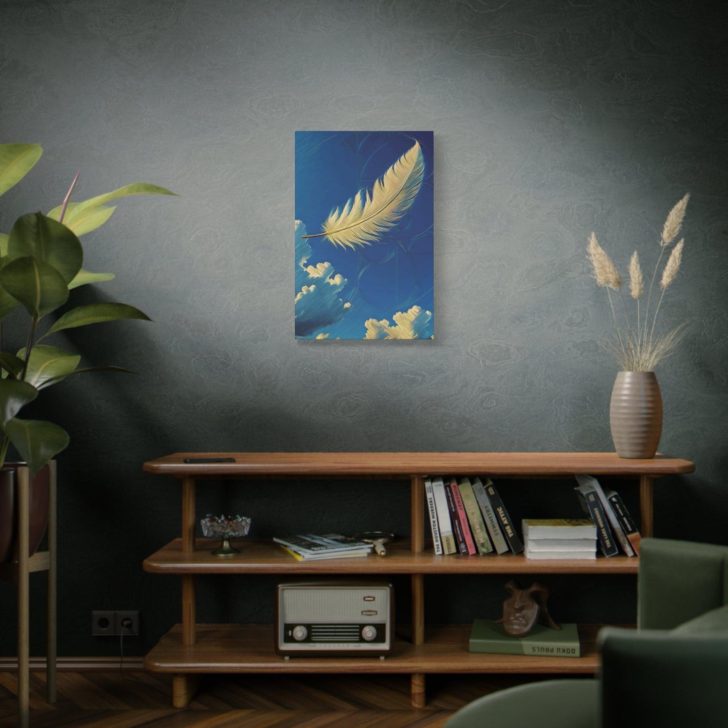 Matte Canvas, Stretched, 1.25" - Air - Breath of Life" - Elements Collection - Artsquarenft