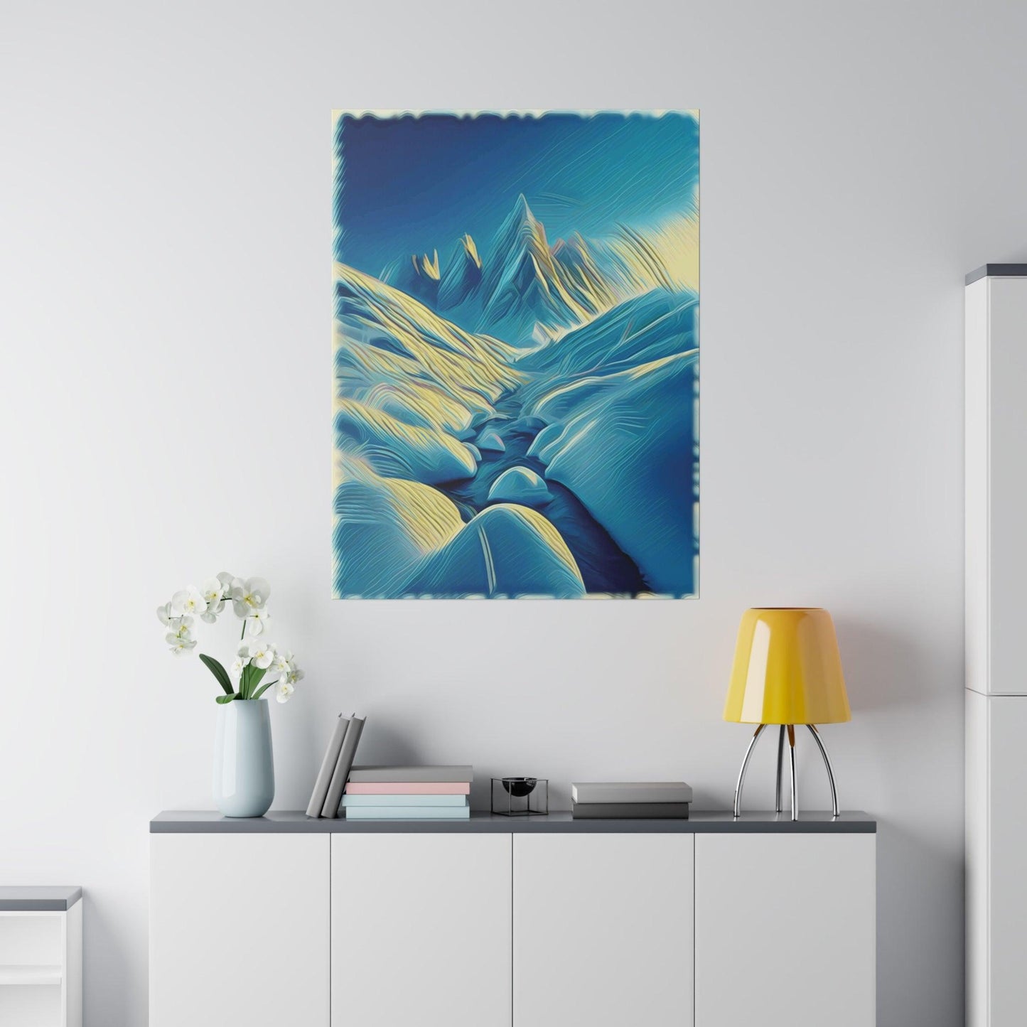 Frozen Tranquility - Matte Canvas, Stretched, 0.75" - Artsquarenft