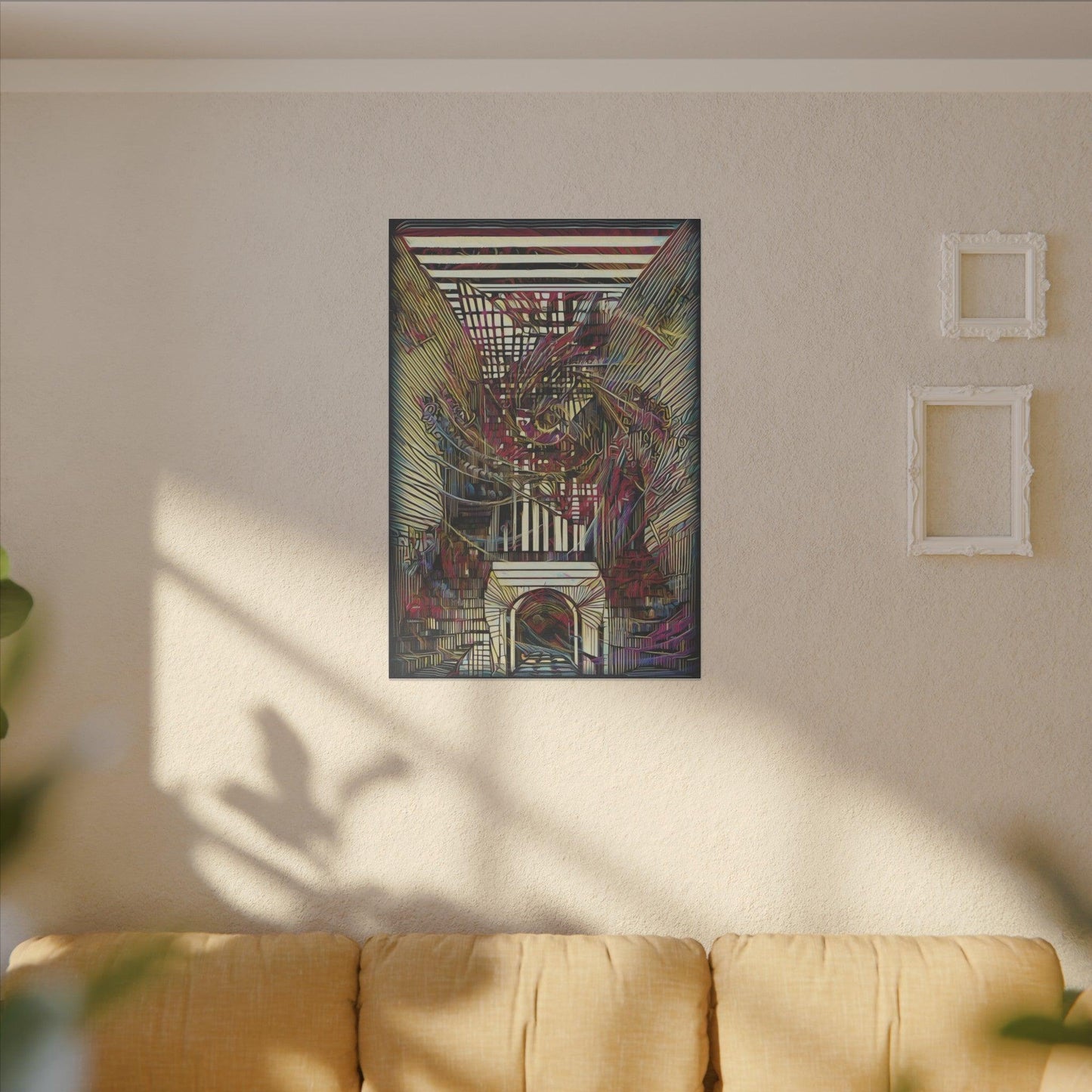 Giclée Print Canvas - "Migratory Theater - Seventh Piece by Luigi_ArtSquare" - Artsquarenft