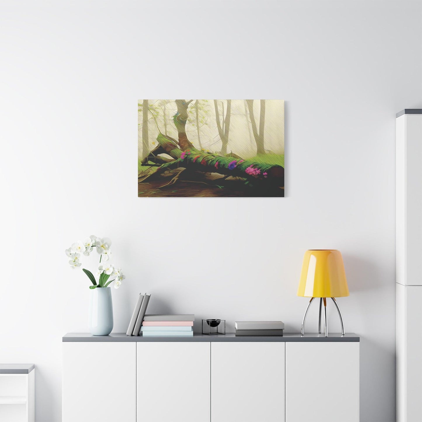 Matte Canvas, Stretched, 1.25" - "Earth - The Solid Call" - Elements Collection - Artsquarenft