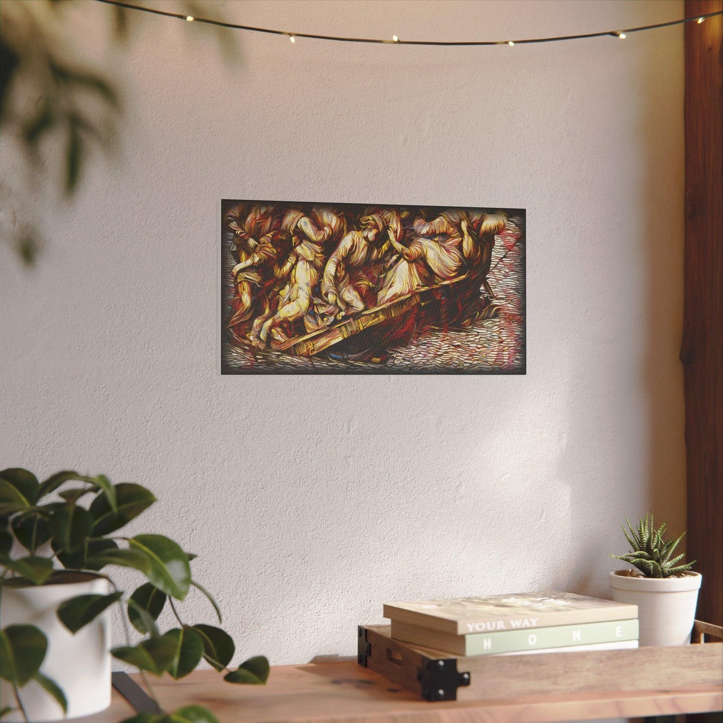 Giclée Print Canvas - "Migratory Theater - Fourth Piece by Luigi_ArtSquare" - Artsquarenft