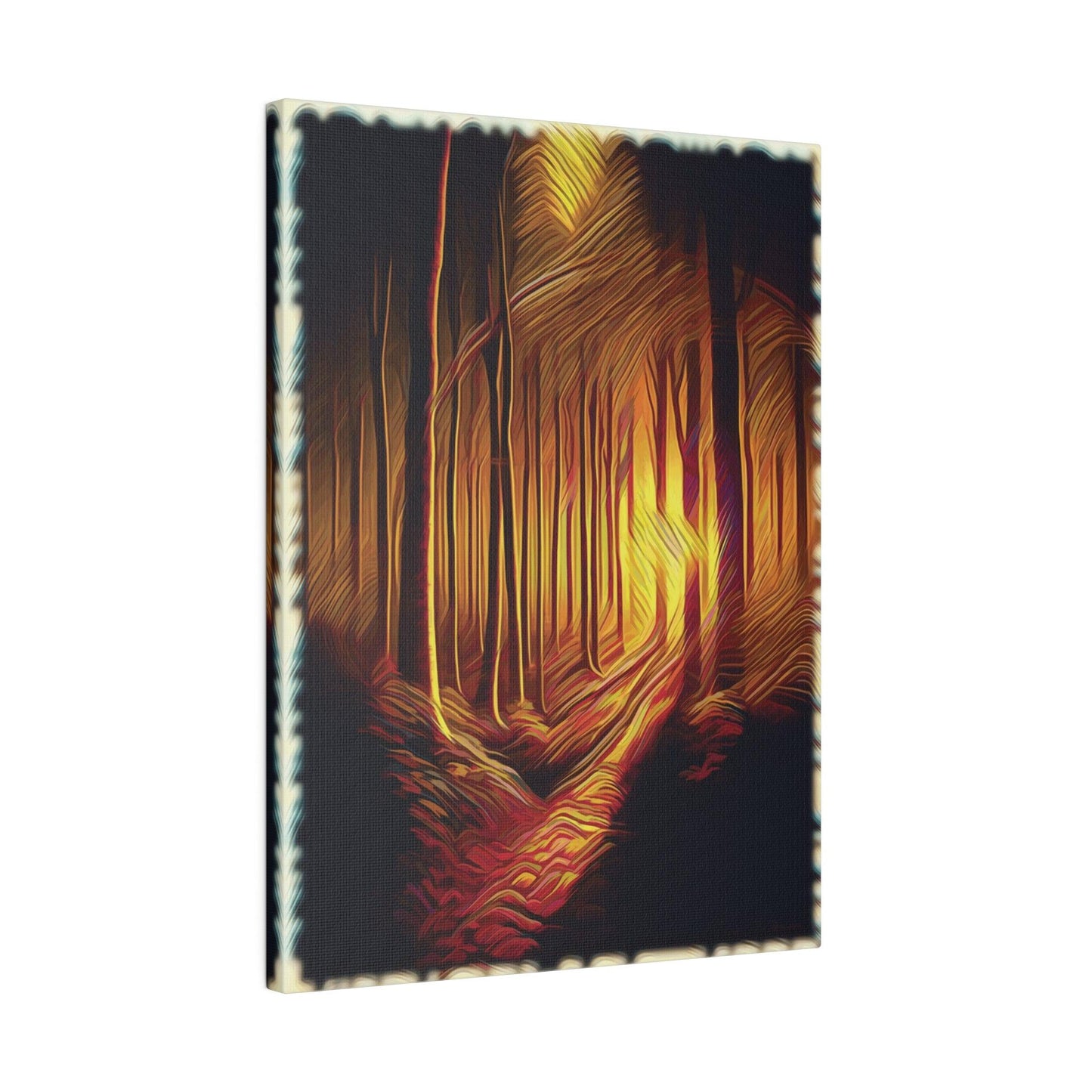 Pathway of Golden Light - Matte Canvas, Stretched, 0.75" - Artsquarenft