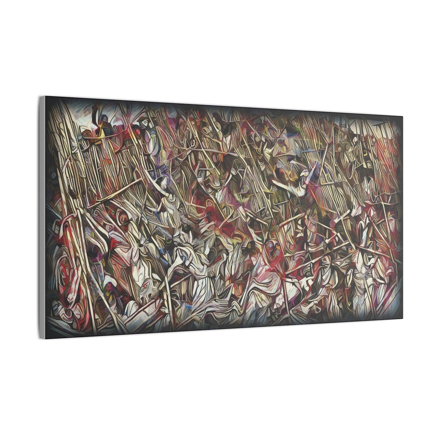Giclée Print Canvas - "Migratory Theater - Second Piece by Luigi_ArtSquare" - Artsquarenft