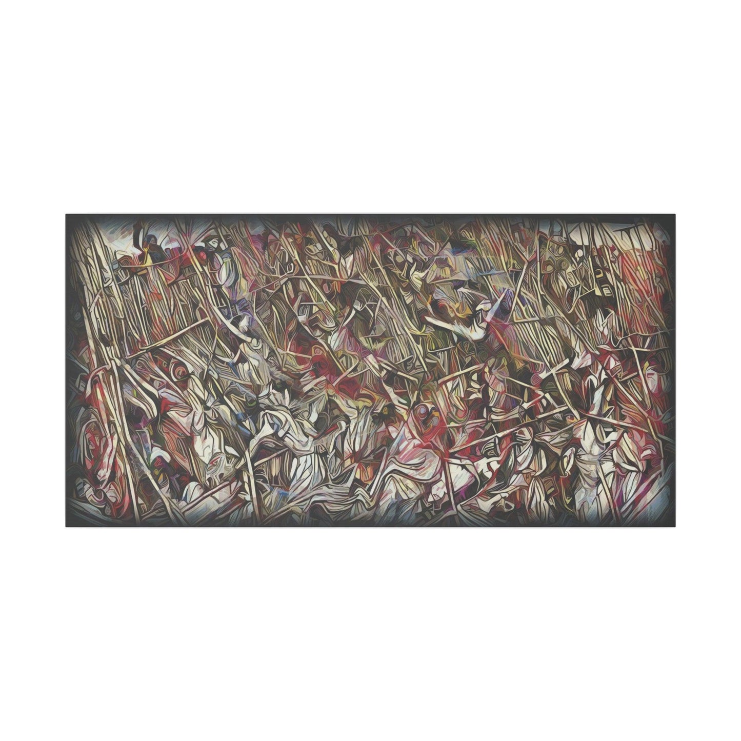 Giclée Print Canvas - "Migratory Theater - Second Piece by Luigi_ArtSquare" - Artsquarenft