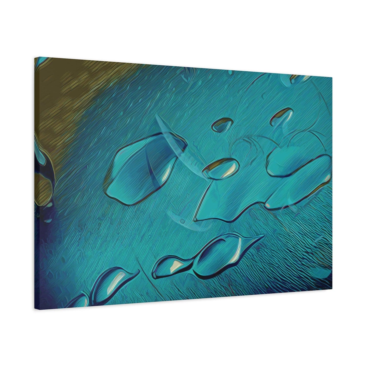 Matte Canvas, Stretched, 1.25" - Water - Vital Flow" - Elements Collection - Artsquarenft