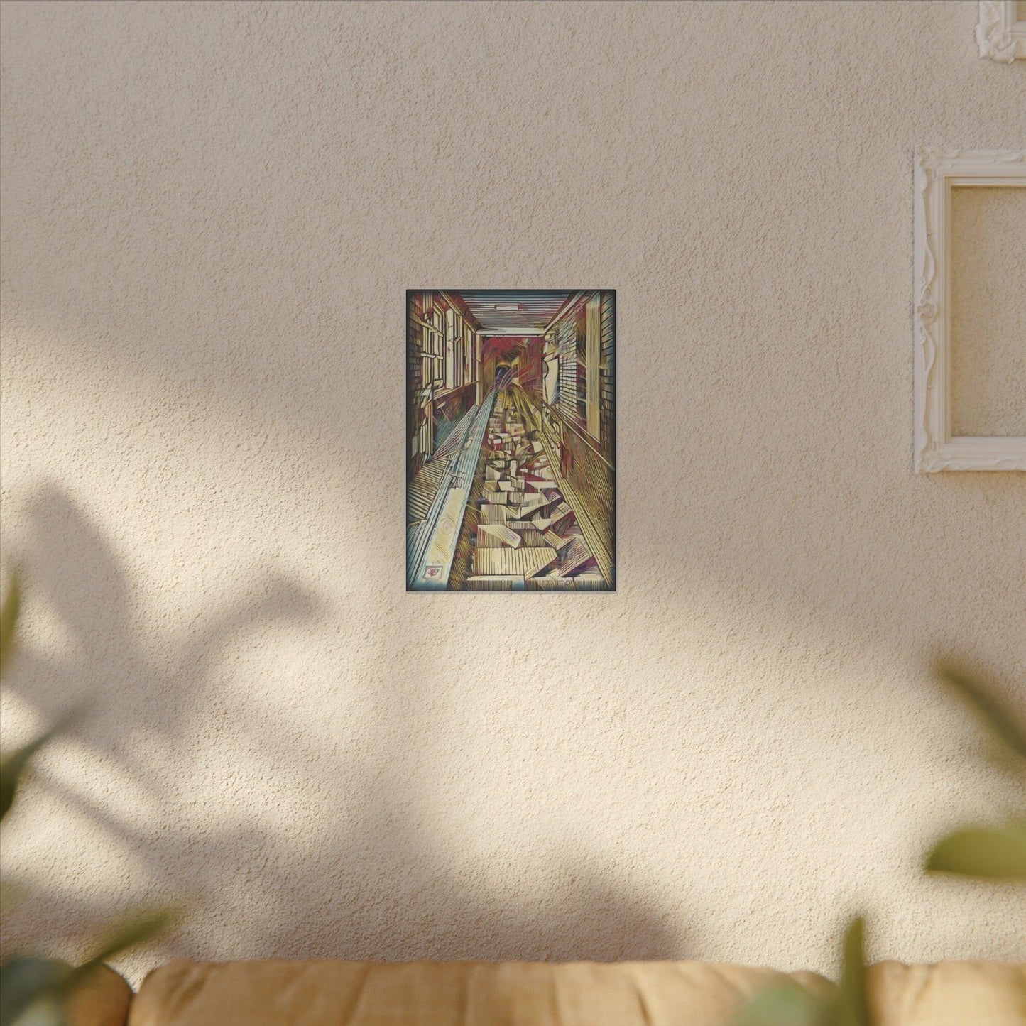 Giclée Print Canvas - "Migratory Theater - Tenth Piece by Luigi_ArtSquare" - Artsquarenft
