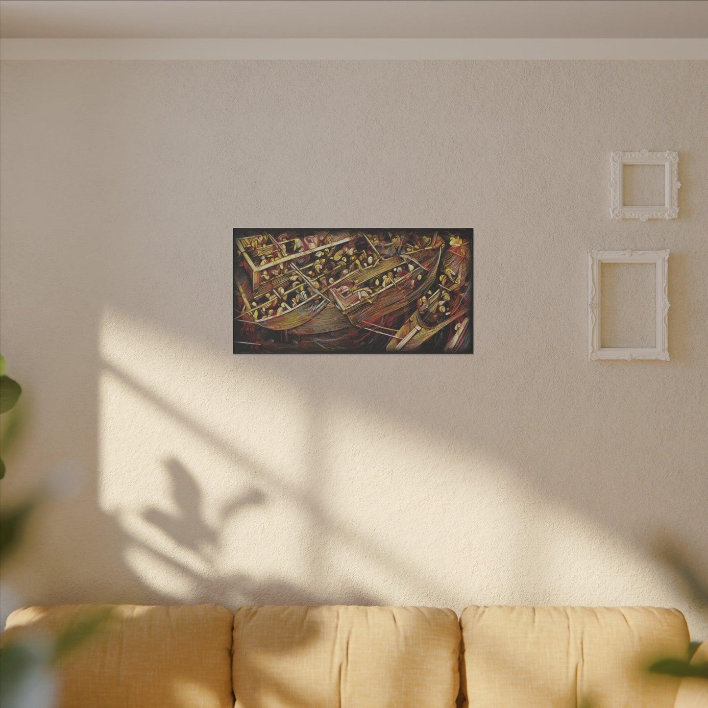 Giclée Print Canvas - "Migratory Theater - Third Piece by Luigi_ArtSquare" - Artsquarenft