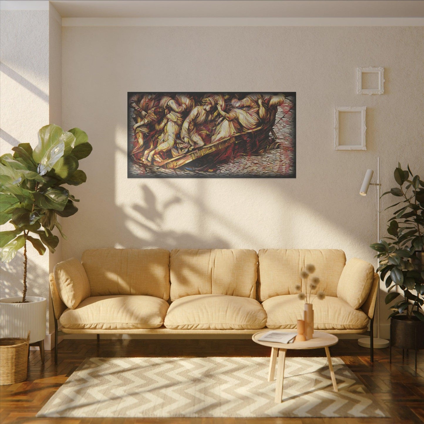 Giclée Print Canvas - "Migratory Theater - Fourth Piece by Luigi_ArtSquare" - Artsquarenft