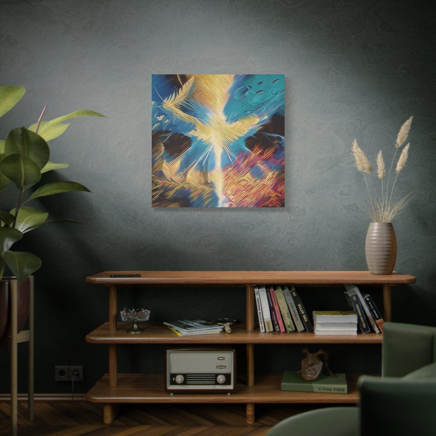 Matte Canvas, Stretched, 1.25" - Ether - The Quintessence" - Elements Collection - Artsquarenft