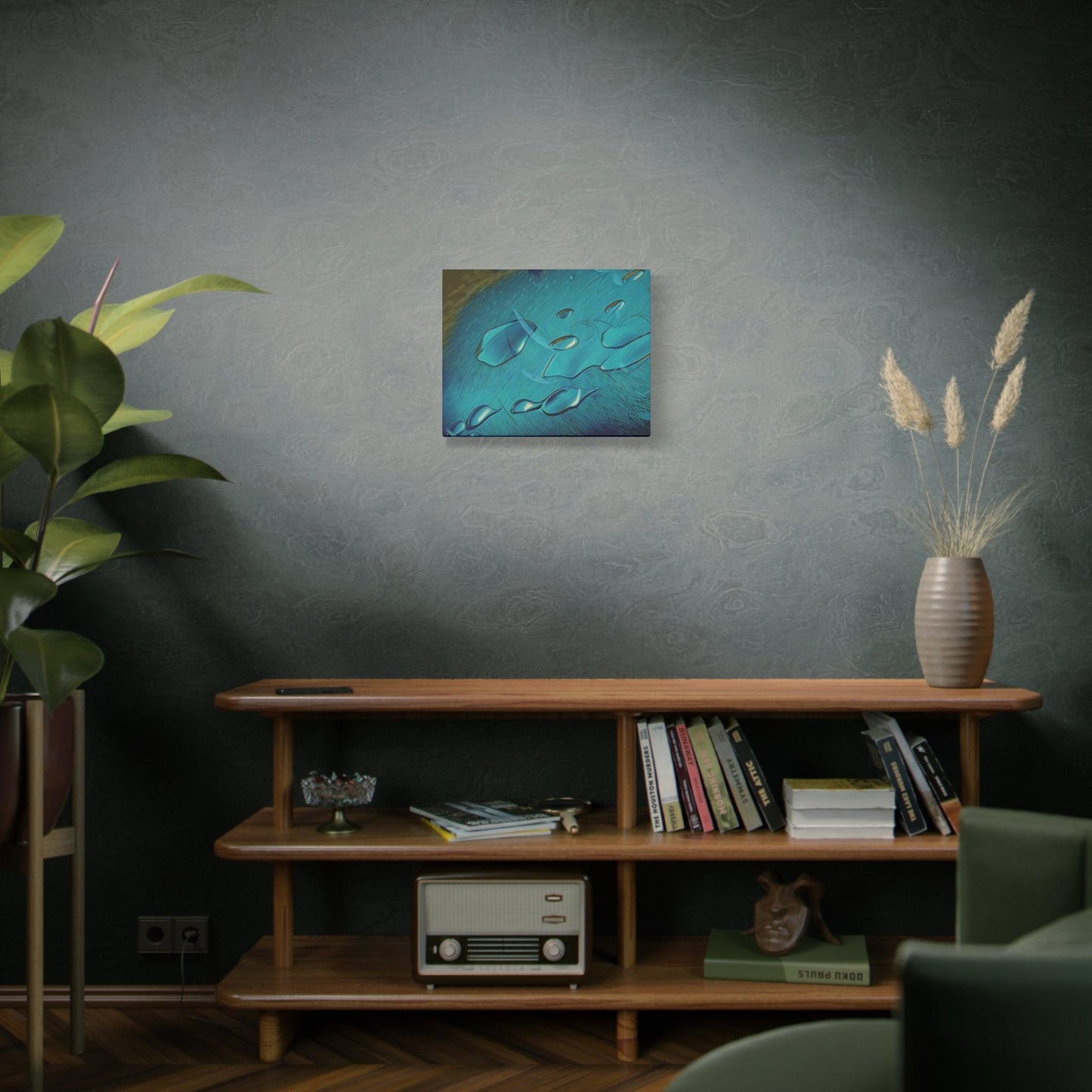 Matte Canvas, Stretched, 1.25" - Water - Vital Flow" - Elements Collection - Artsquarenft