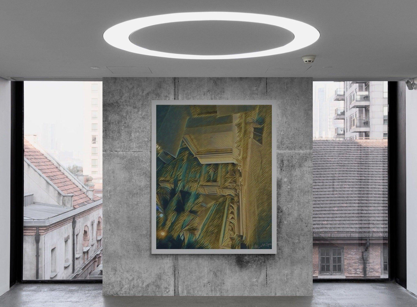 Luigi_ArtSquareCollezioneGallipoli-Office_feature_wall_1