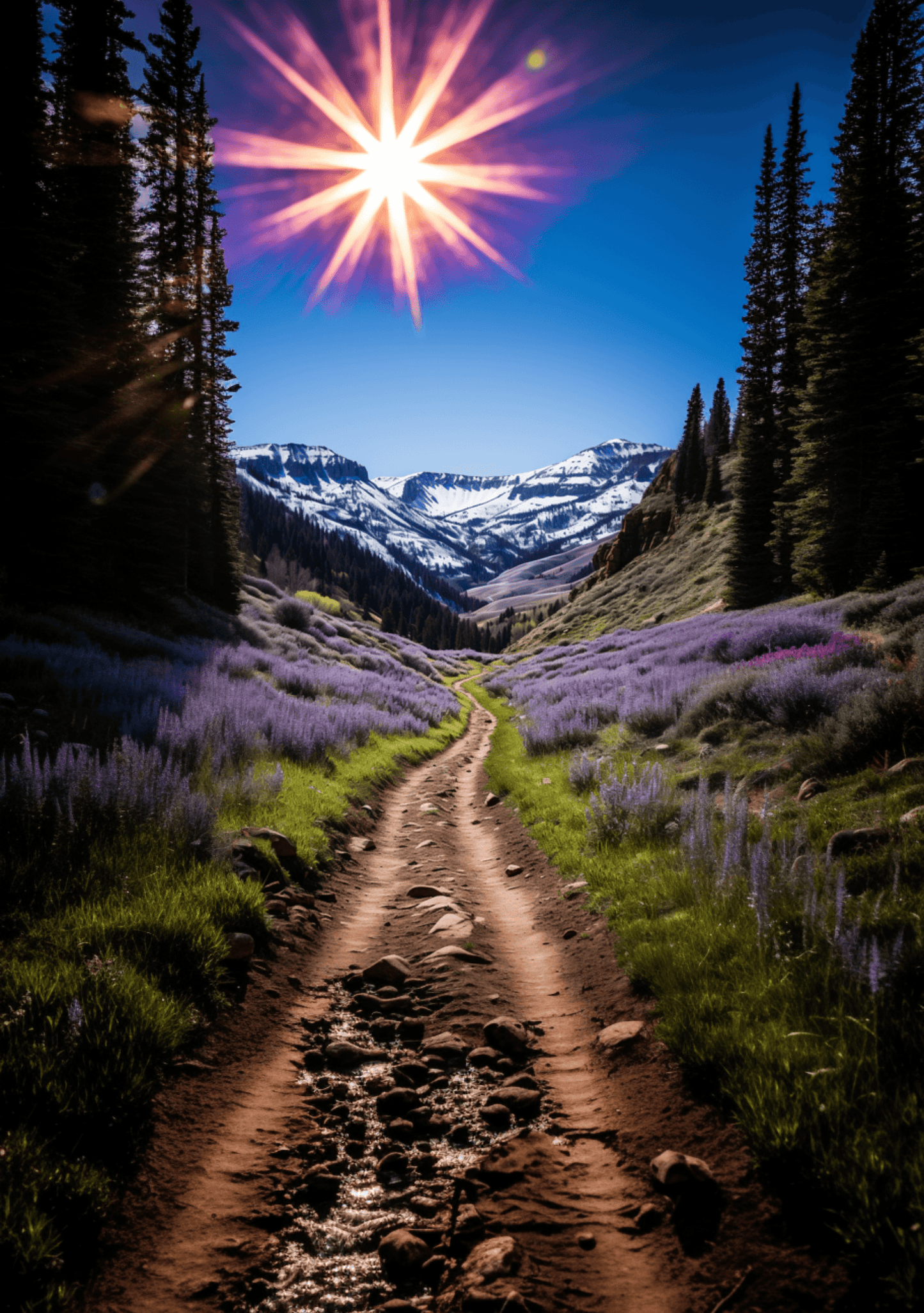 "Serene Landscape" Poster