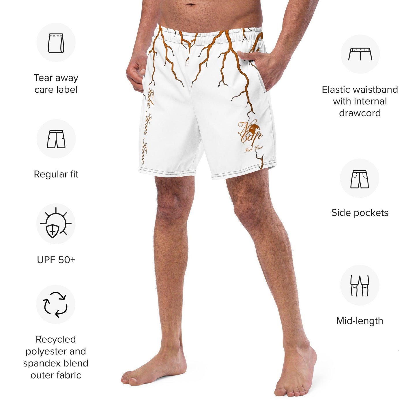 Men's swim trunks - Artsquarenft