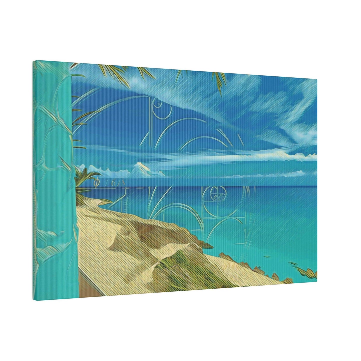 Baia Verde and Punta della Suina - A Breathtaking View | Matte Canvas, Stretched, 0.75" - Artsquarenft