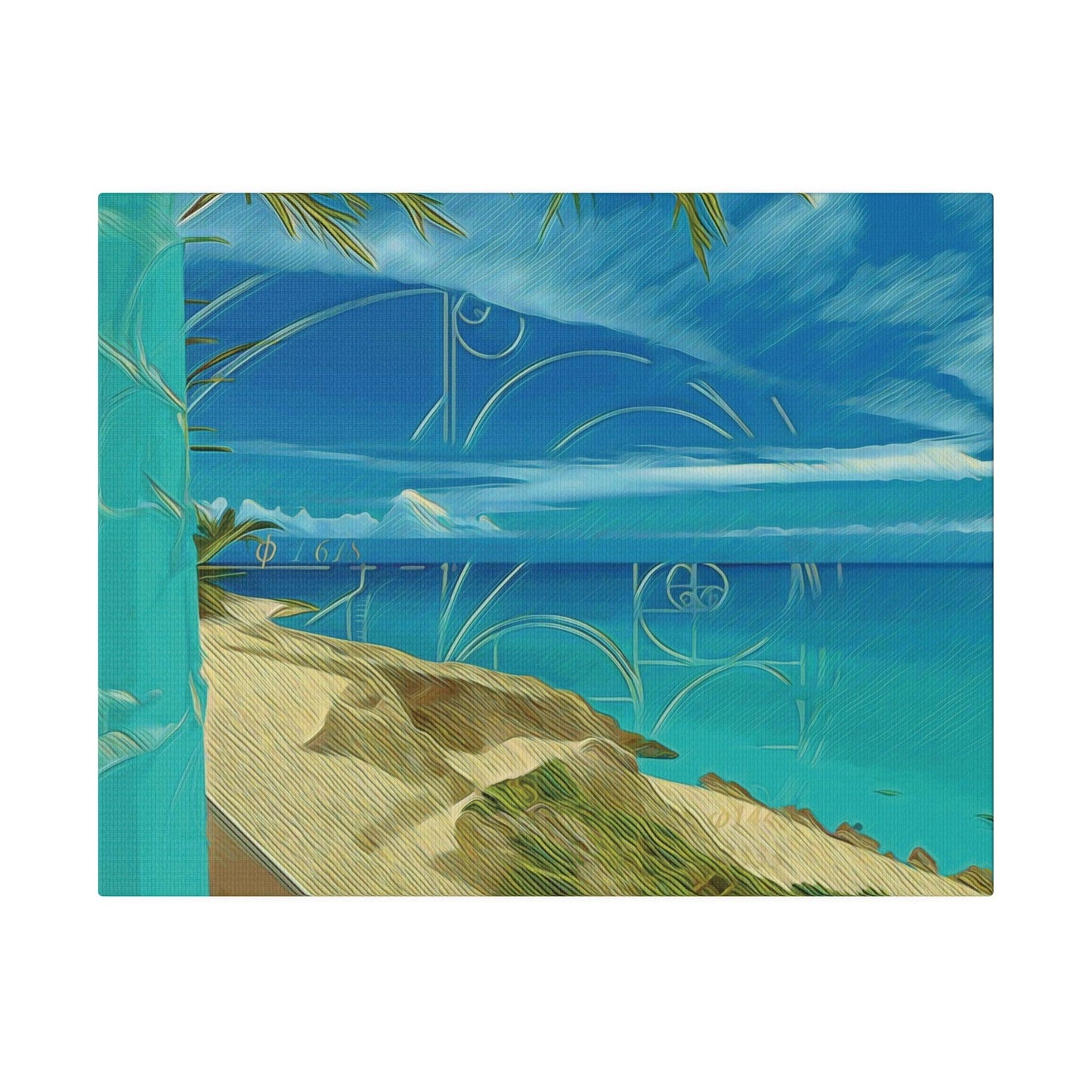Baia Verde and Punta della Suina - A Breathtaking View | Matte Canvas, Stretched, 0.75" - Artsquarenft