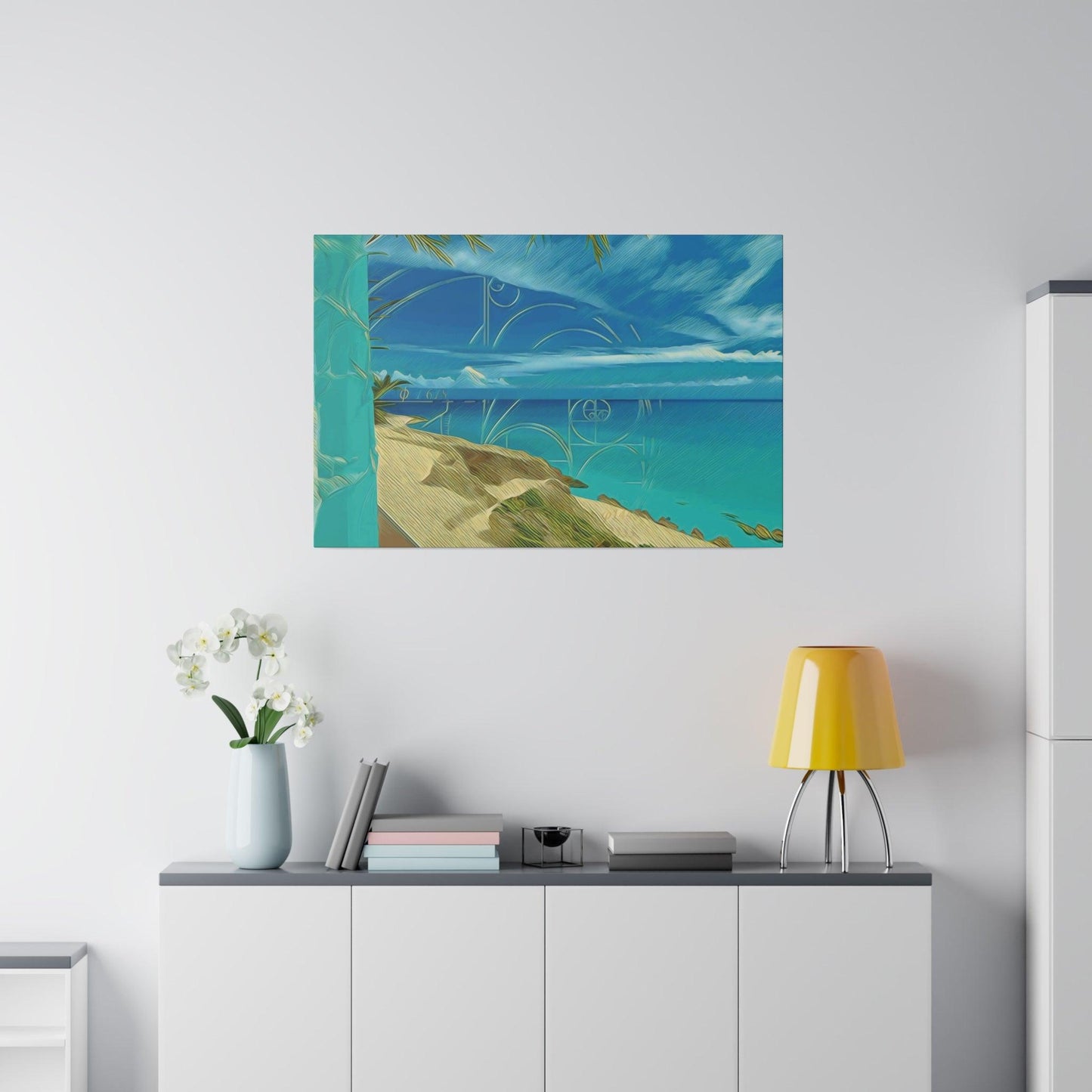 Baia Verde and Punta della Suina - A Breathtaking View | Matte Canvas, Stretched, 0.75" - Artsquarenft