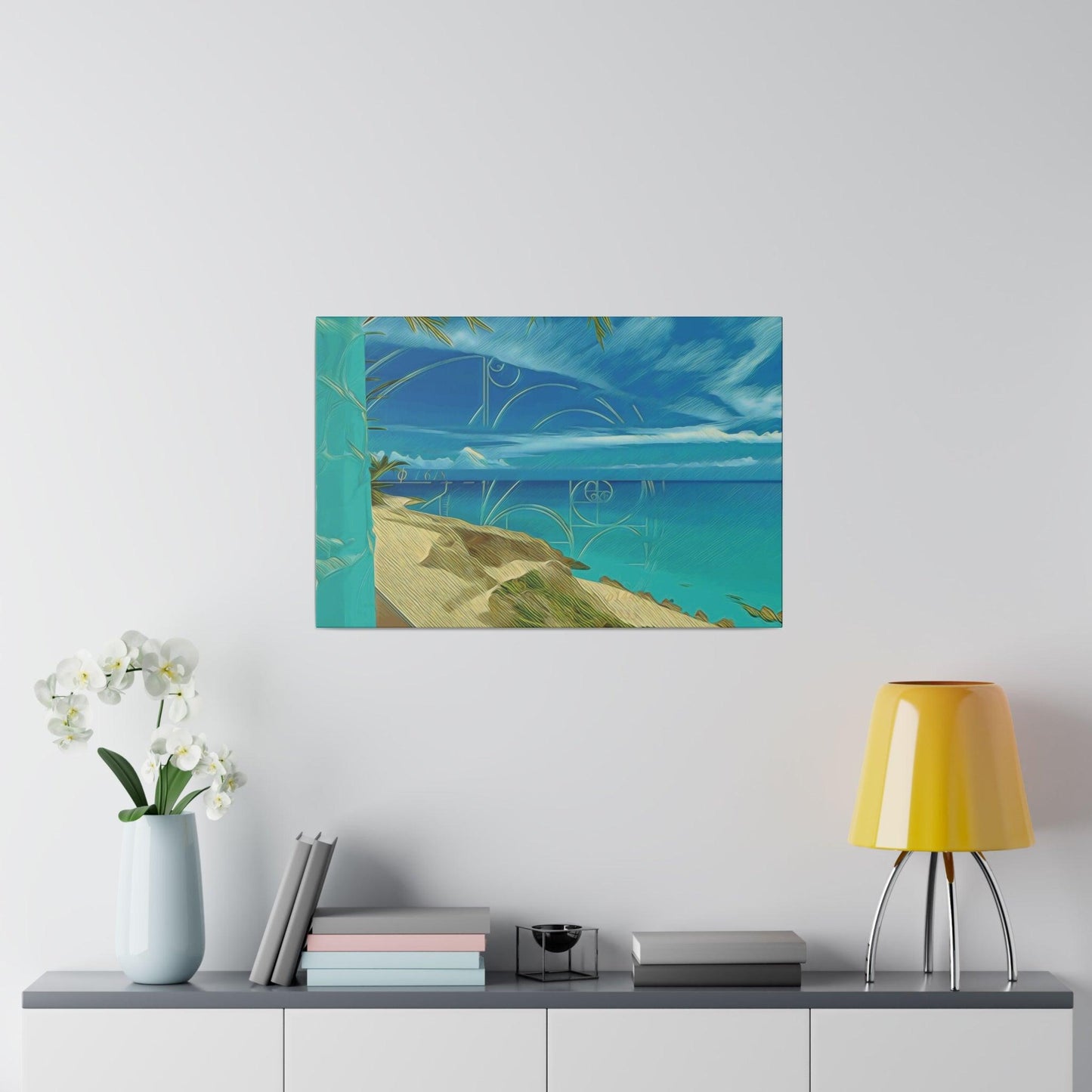 Baia Verde and Punta della Suina - A Breathtaking View | Matte Canvas, Stretched, 0.75" - Artsquarenft