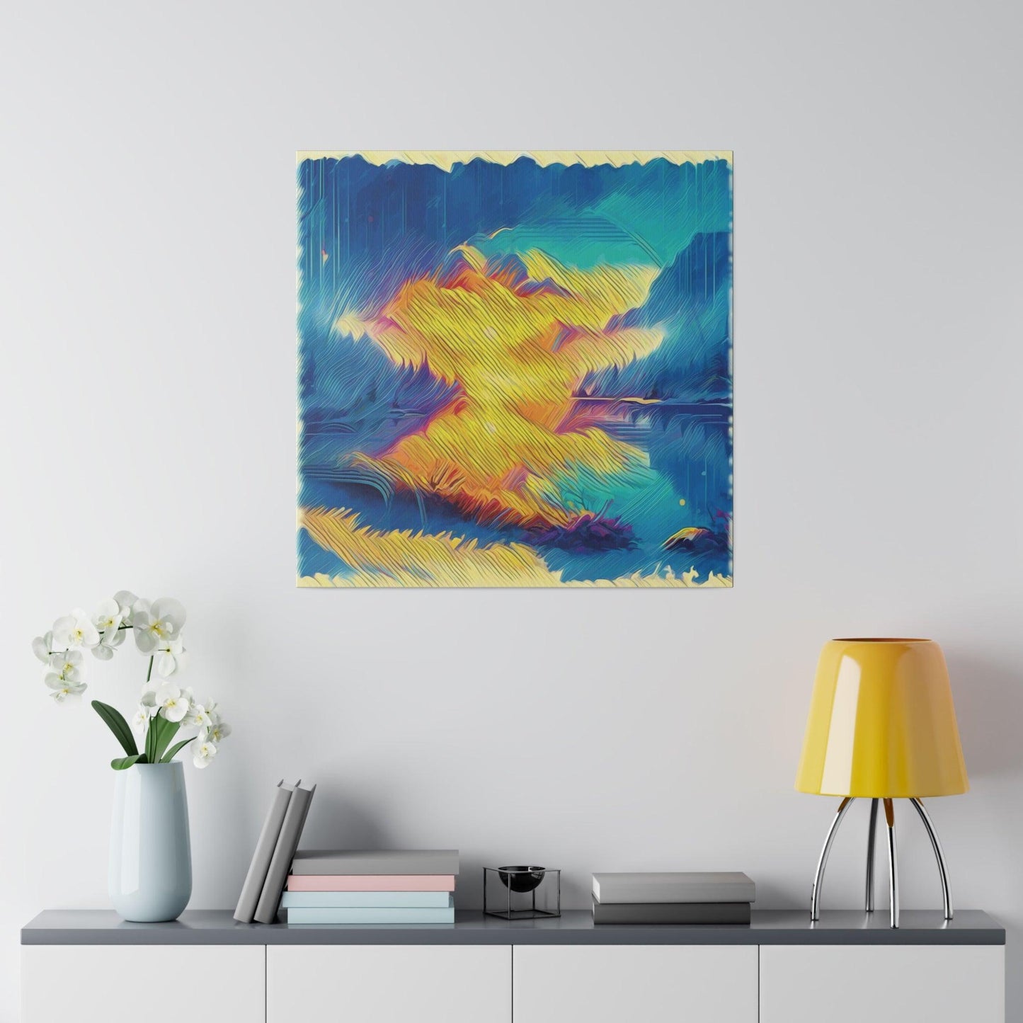 Dreamscape Reflections - Matte Canvas, Stretched, 0.75" - Artsquarenft