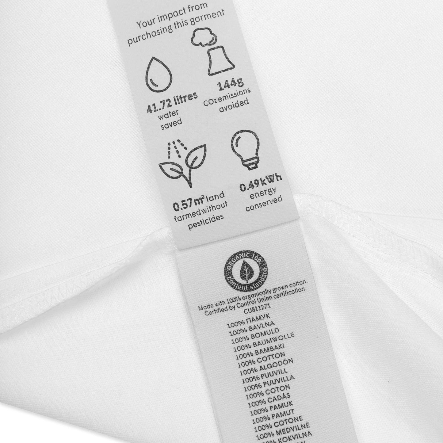 Organic cotton baby bodysuit - Artsquarenft