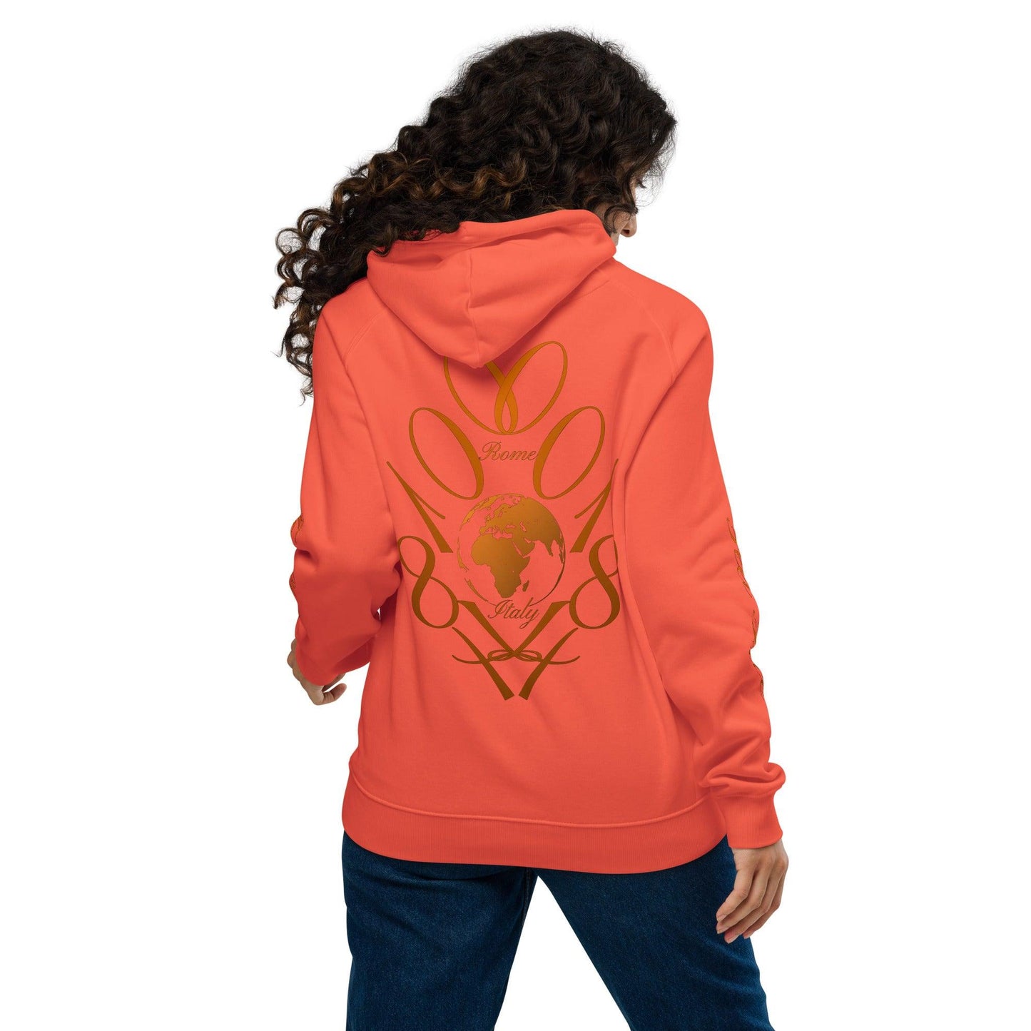 Unisex eco raglan hoodie - Artsquarenft