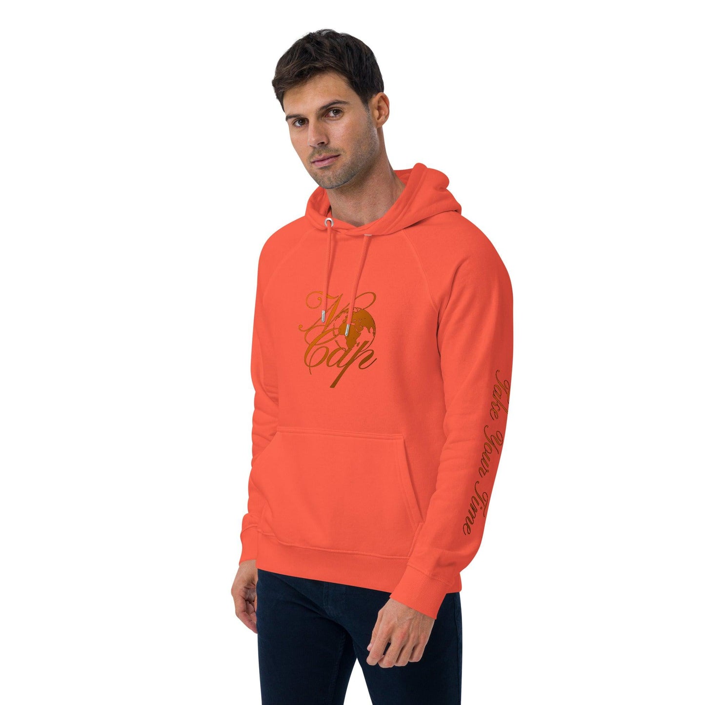 Unisex eco raglan hoodie - Artsquarenft