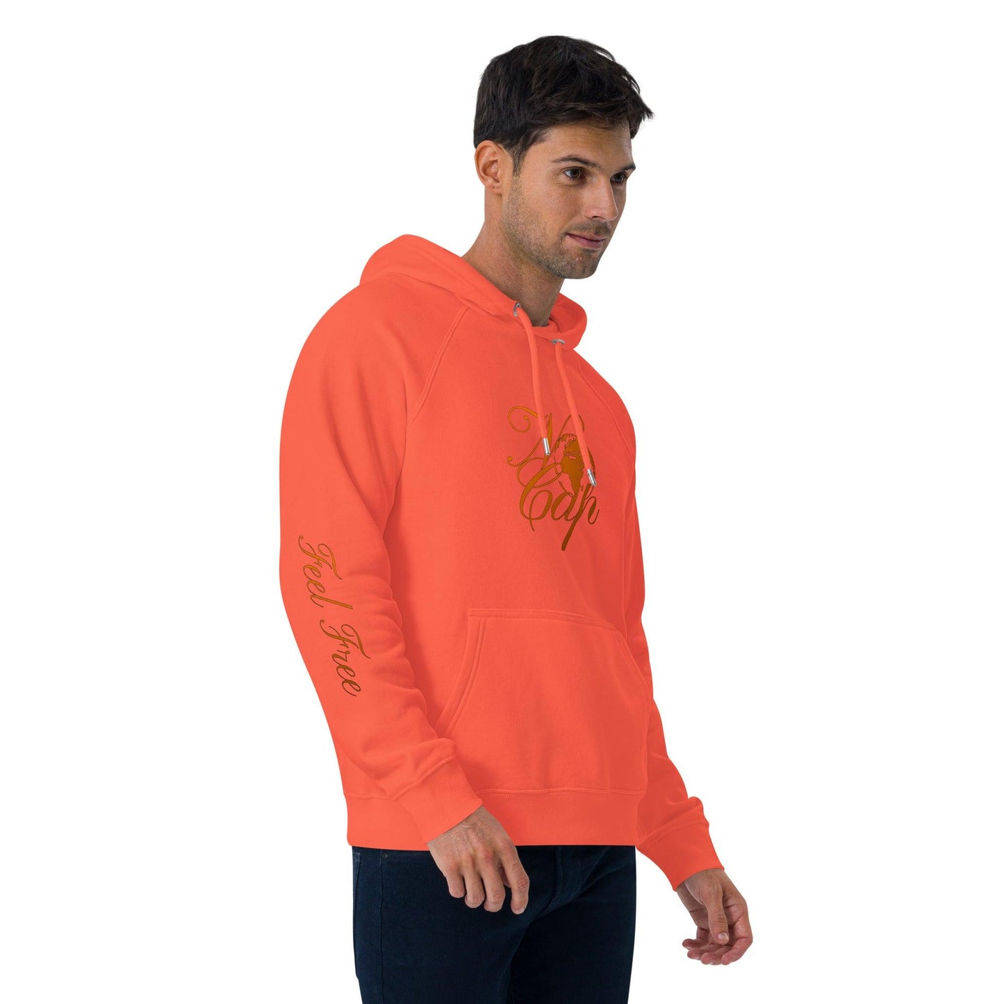 Unisex eco raglan hoodie - Artsquarenft