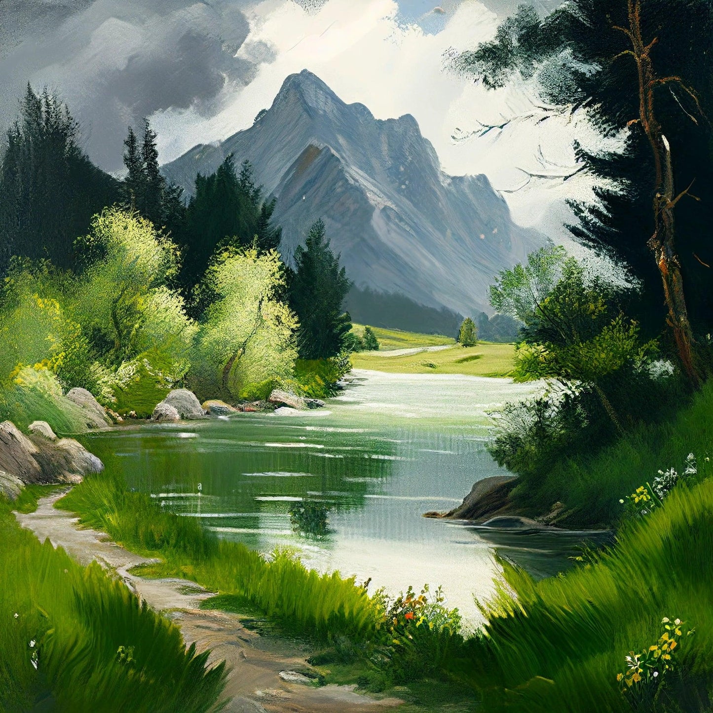 Majestic Mountain Art