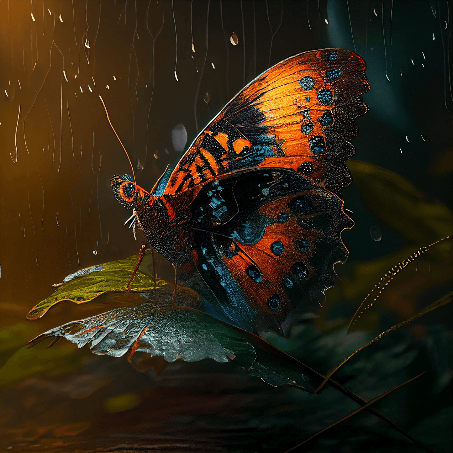 Tropical Butterfly Art