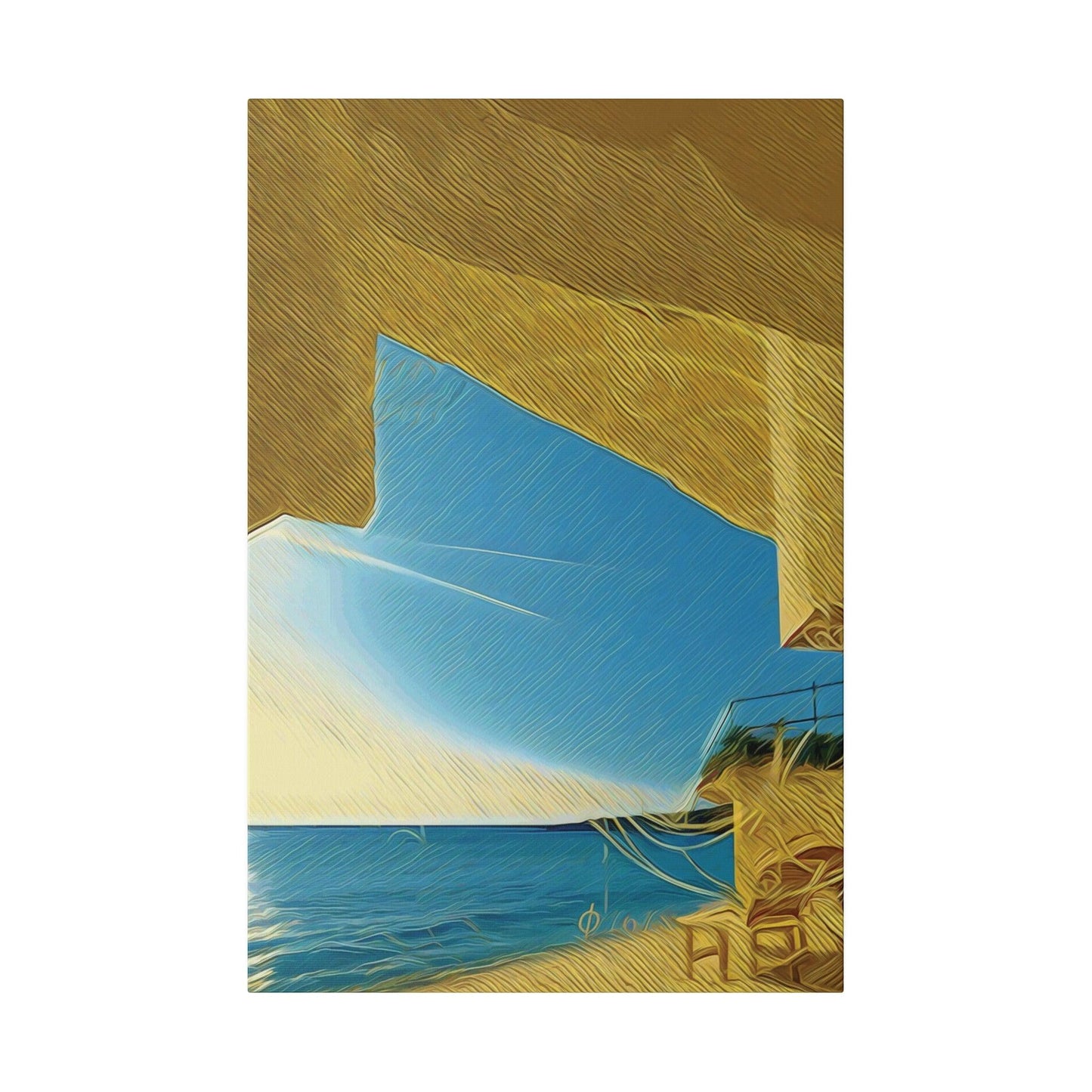 Purità Beach - The Heart of Gallipoli | Matte Canvas, Stretched, 0.75" - Artsquarenft