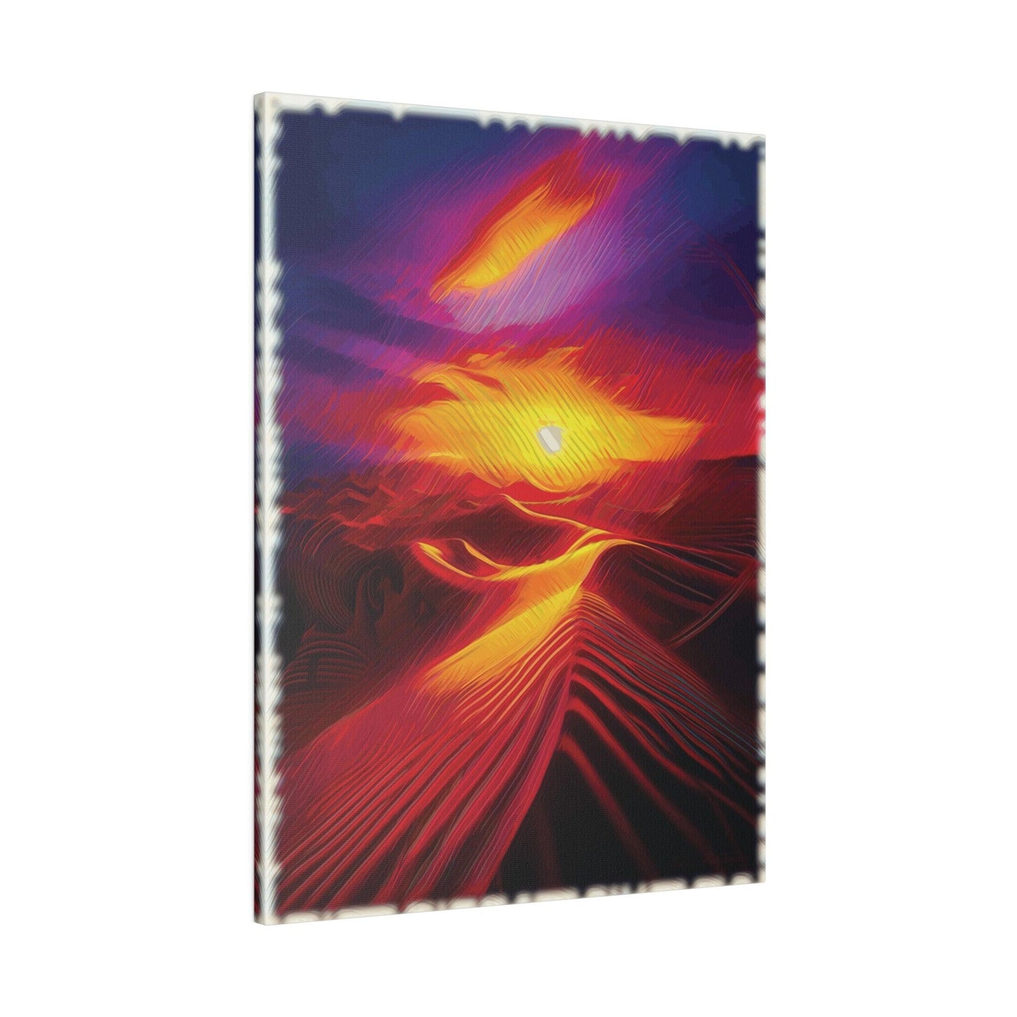 Eternal Dunes of Fire - Matte Canvas, Stretched, 0.75" - Artsquarenft