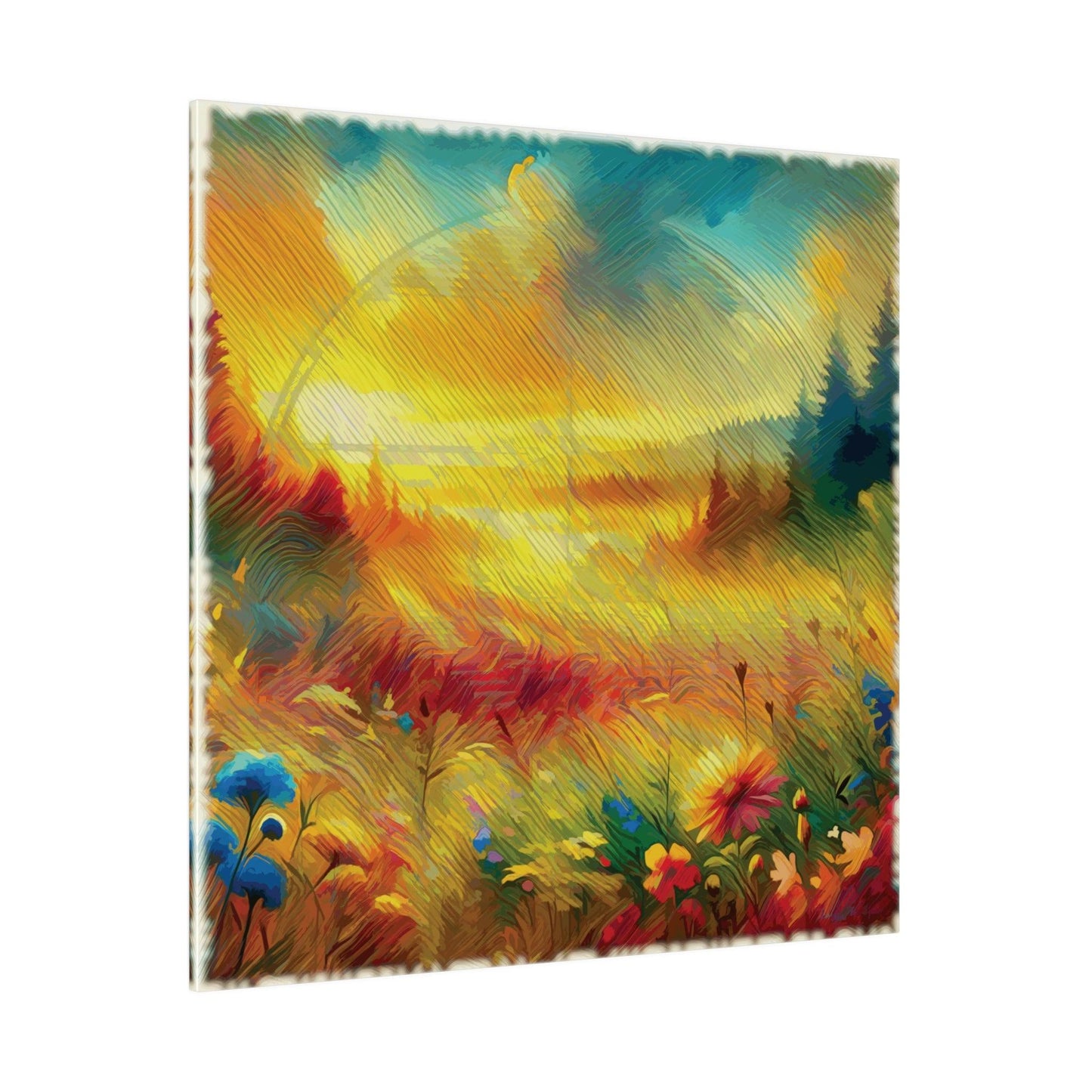Sunlit Meadow Blossom - Matte Canvas, Stretched, 0.75" - Artsquarenft