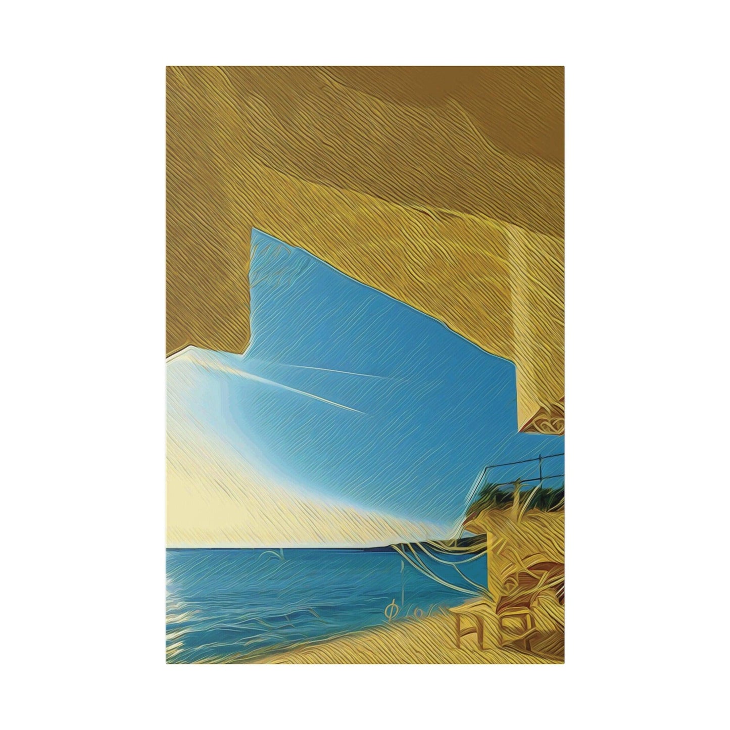 Purità Beach - The Heart of Gallipoli | Matte Canvas, Stretched, 0.75" - Artsquarenft